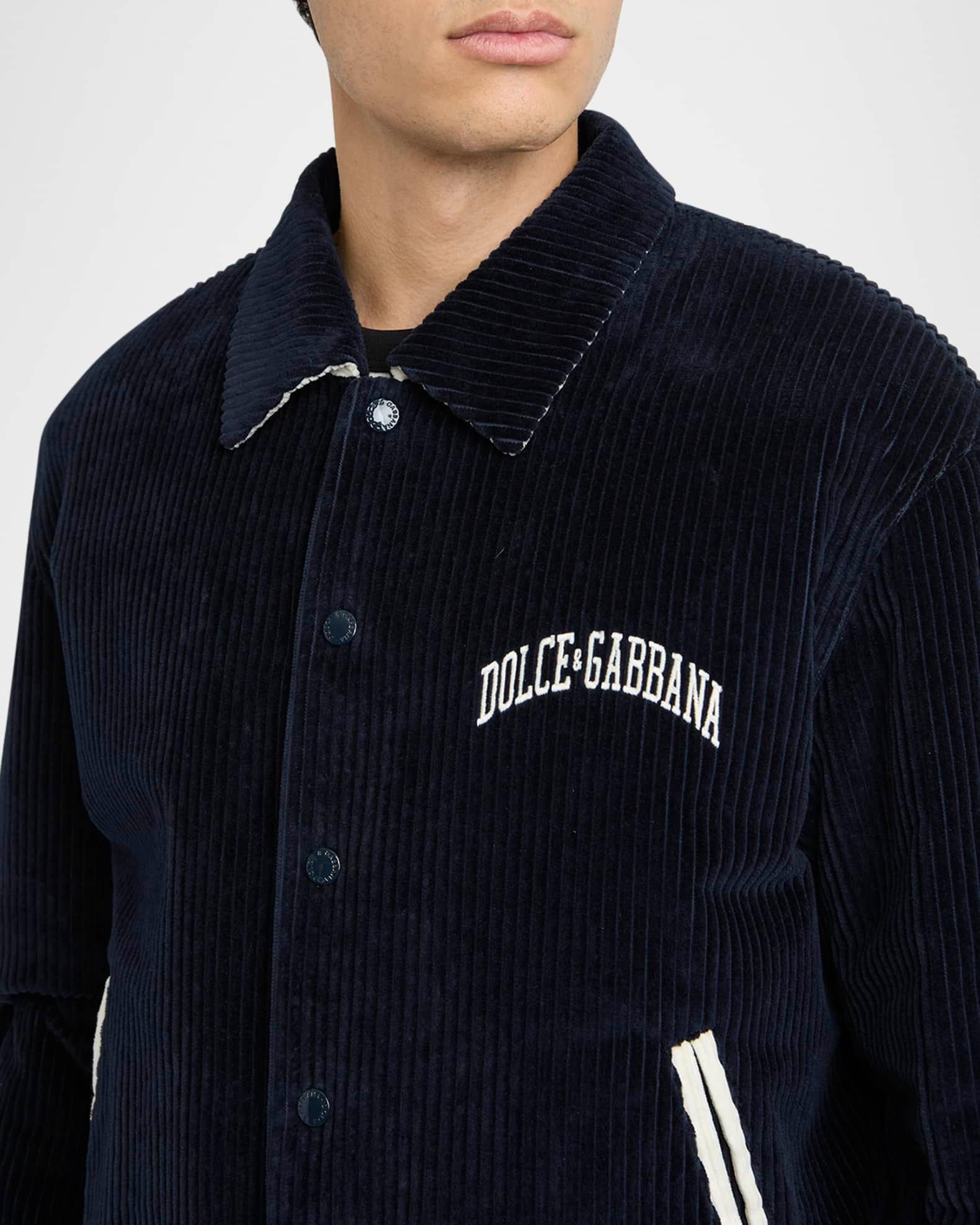 Men's Corduroy Varsity Logo Jacket Product Image