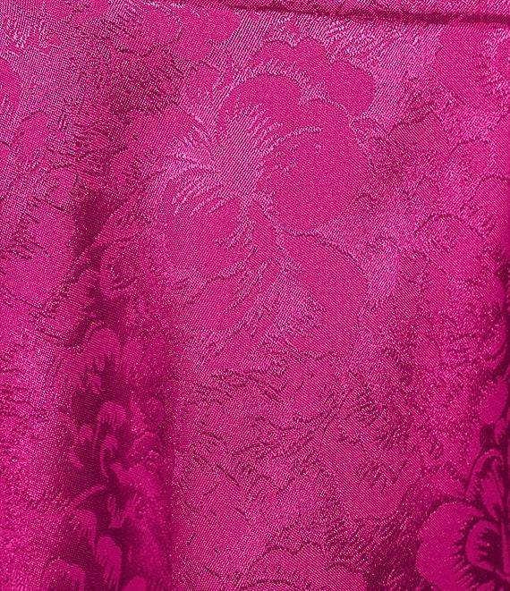 B. Darlin Square Neck Lace Up Back Skater Dress Product Image