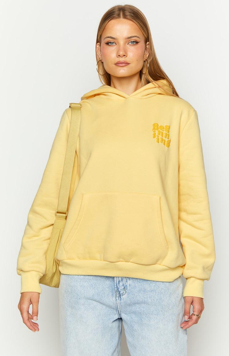 Beginning Yellow Snuggle Bubble Hoodie Product Image