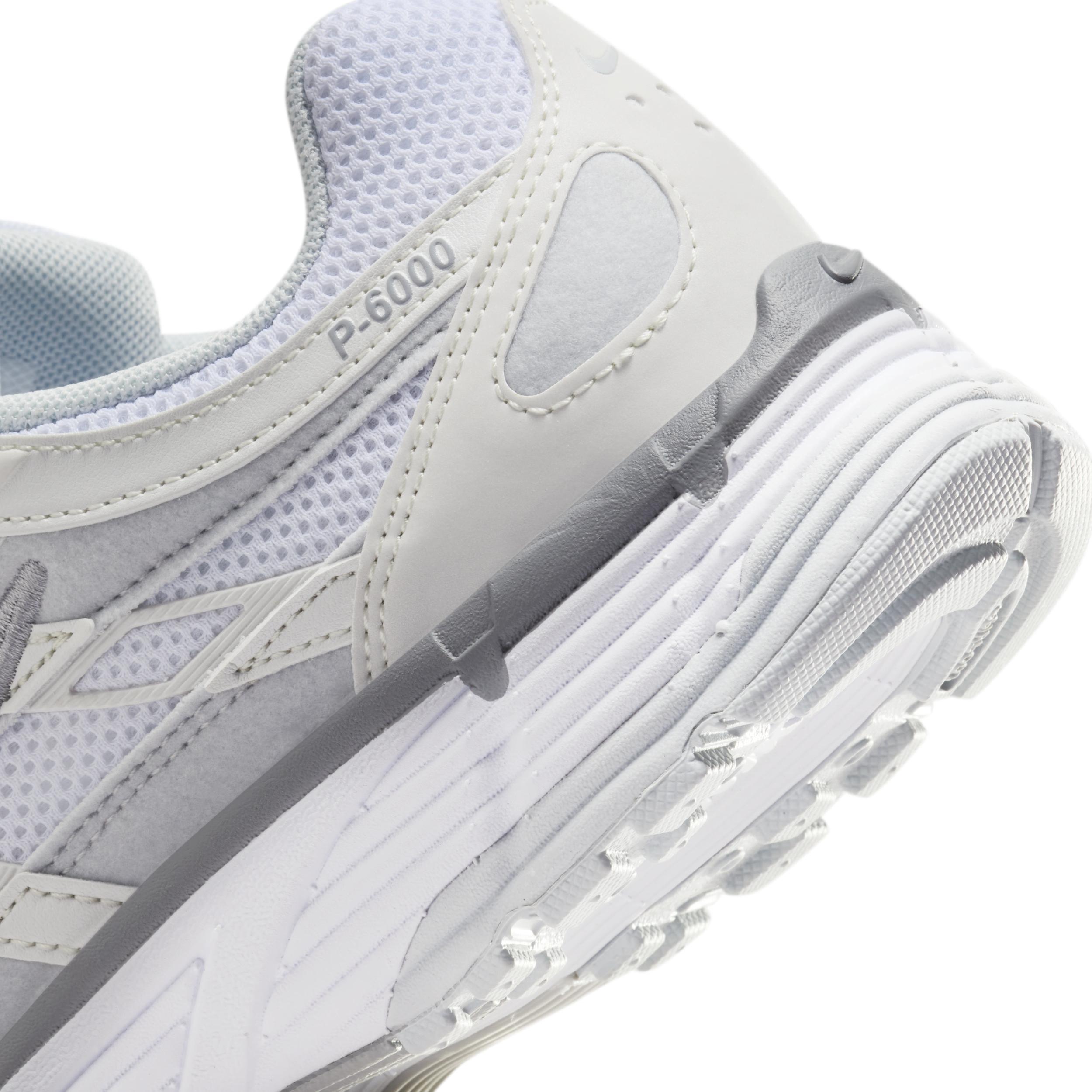 Nike Womens Nike P-6000 - Womens Shoes Silver/White Product Image