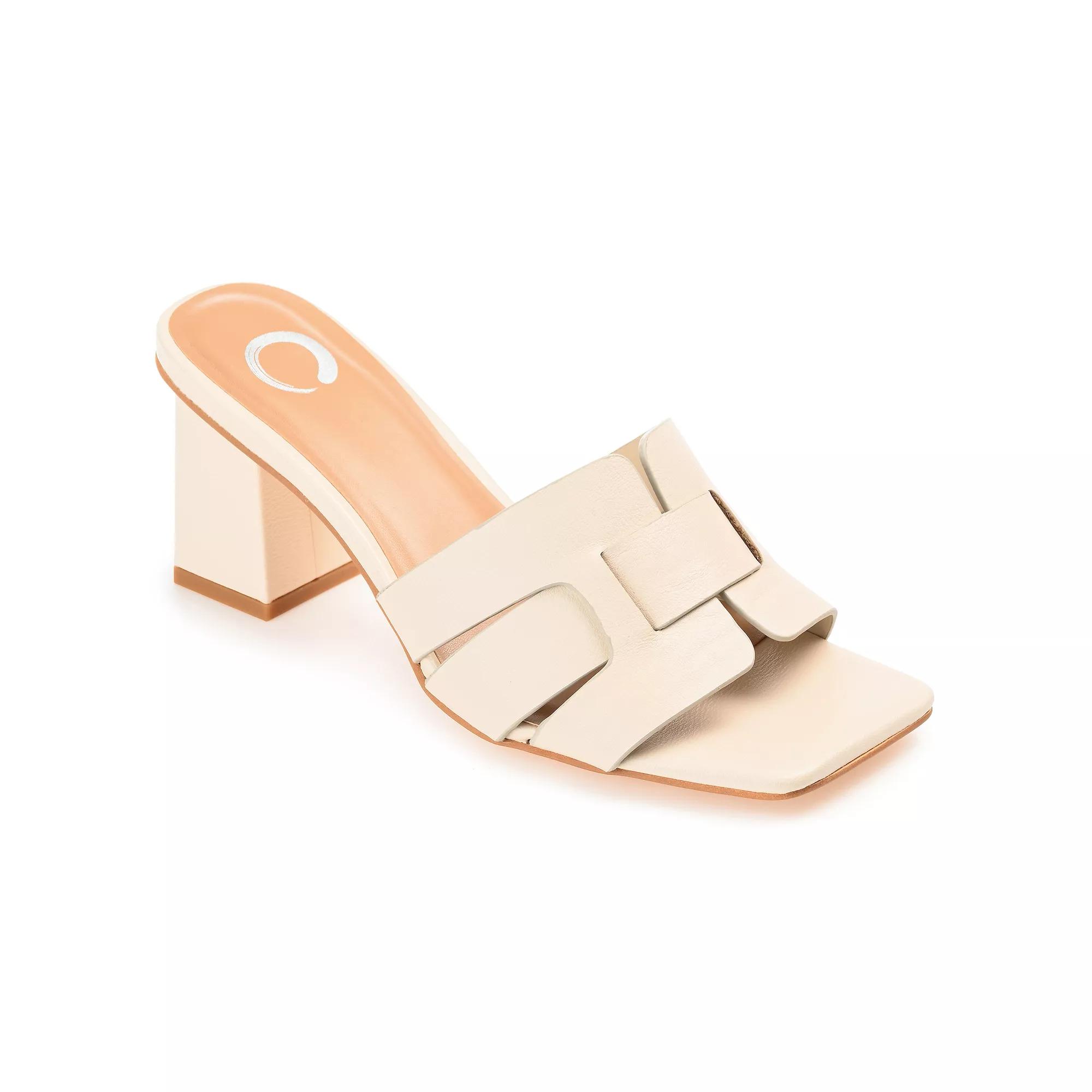 Journee Renatta Women's Block Heel Sandals,  Product Image