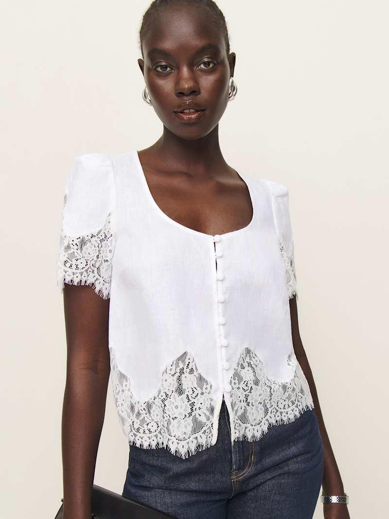 Josie Linen Top Product Image
