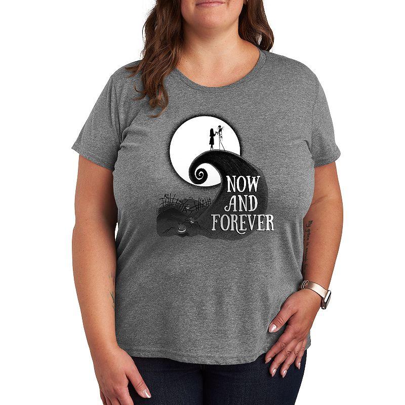 Disney's The Nightmare Before Christmas Plus Now And Forever Graphic Tee, Women's,  Product Image