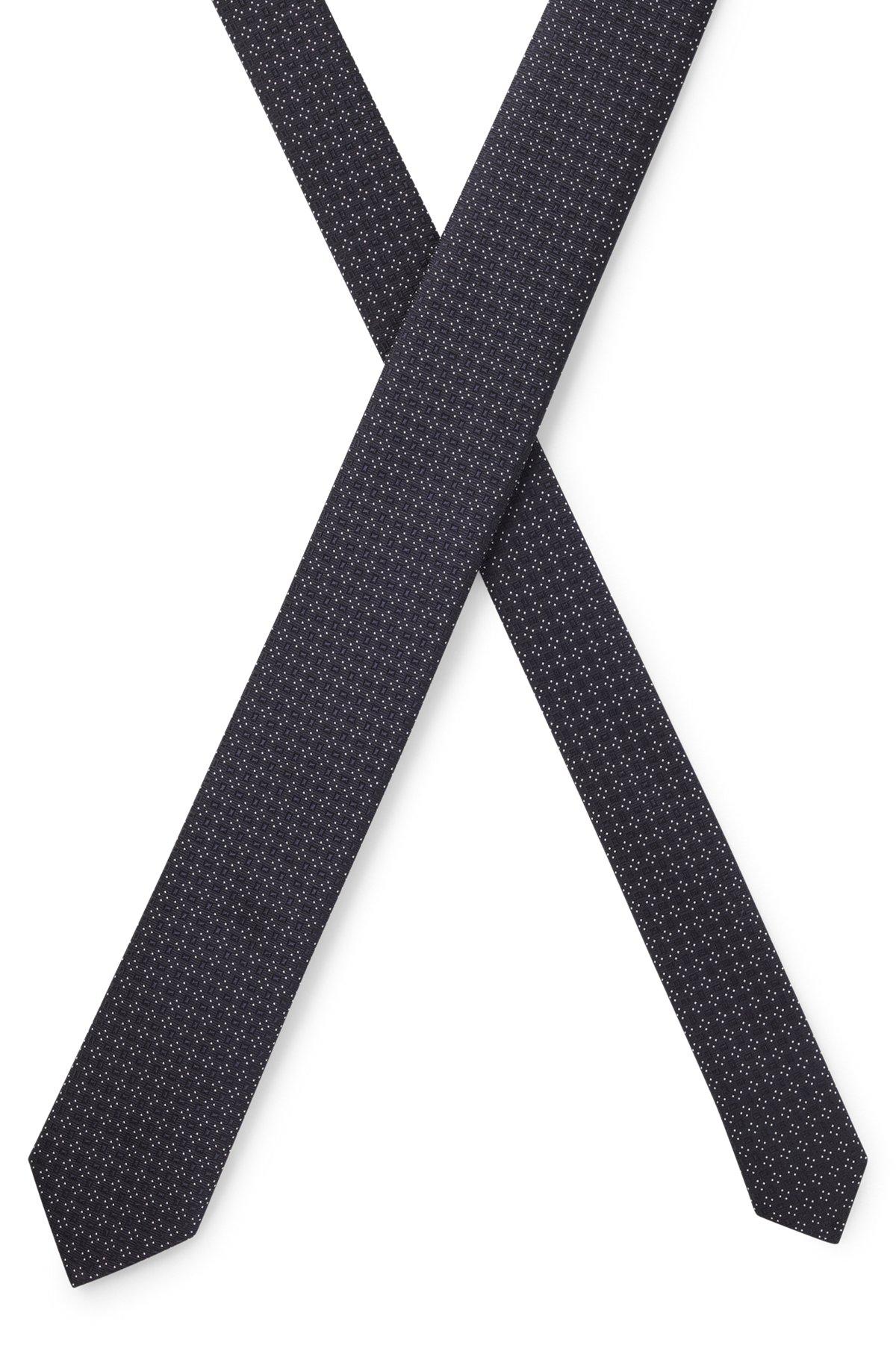 Formal tie with all-over jacquard pattern Product Image