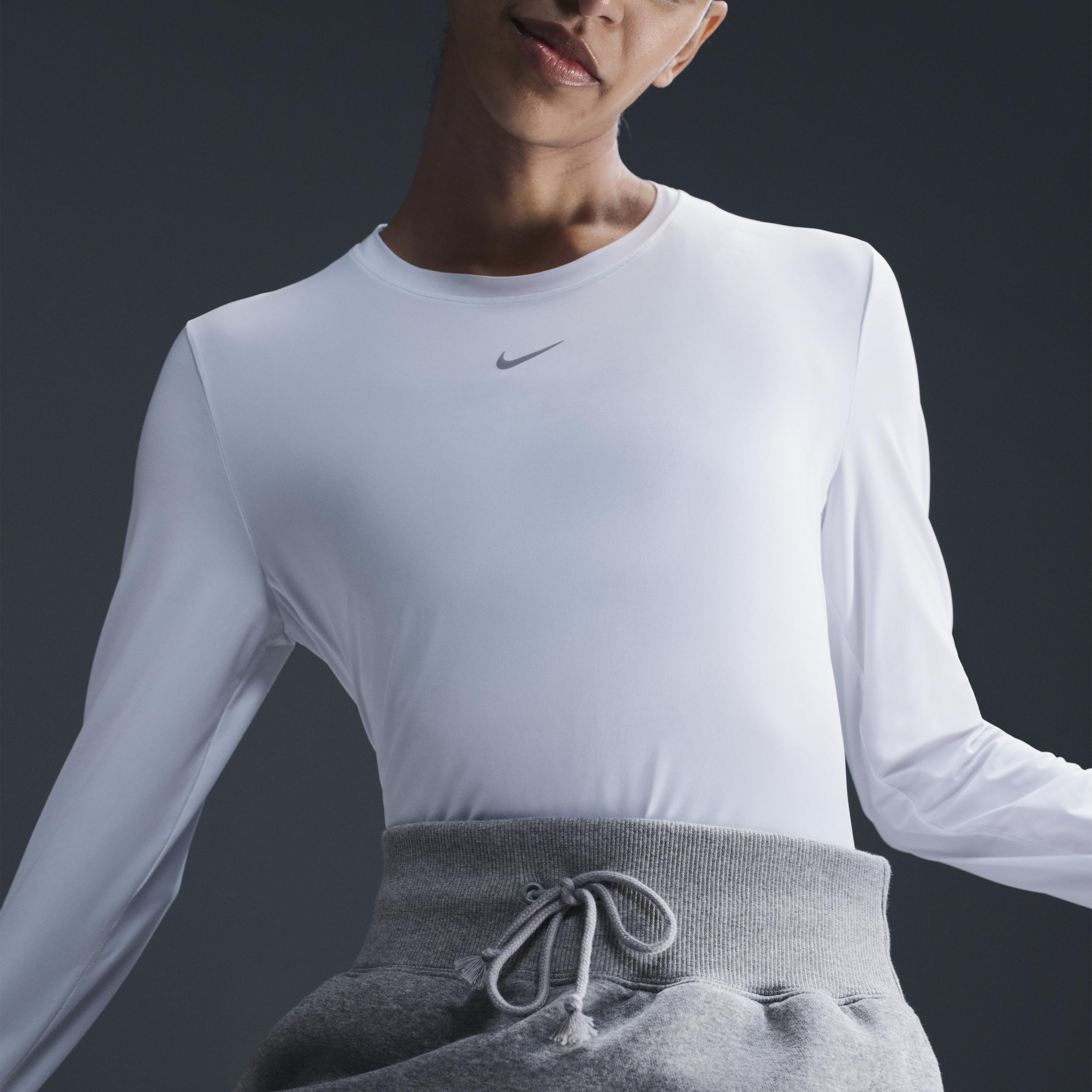 Nike Womens One Classic Dri-FIT Long-Sleeve Top | FN2801-100 Product Image