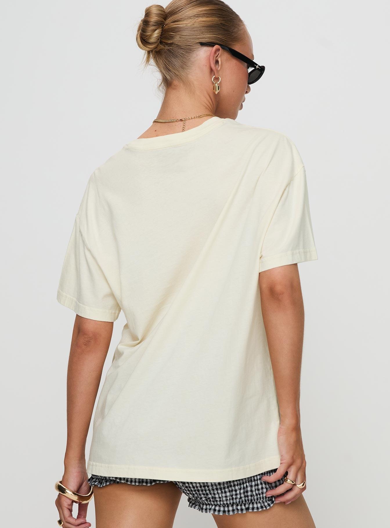 Lennys Auto Oversized Tee Cream Product Image