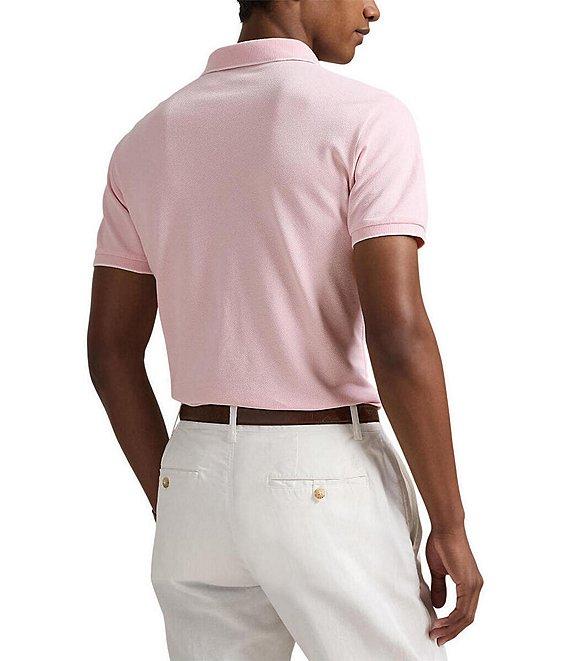 Polo Ralph Lauren Classic Fit Tipped Stretch Mesh Short Sleeve Polo Shirt Product Image