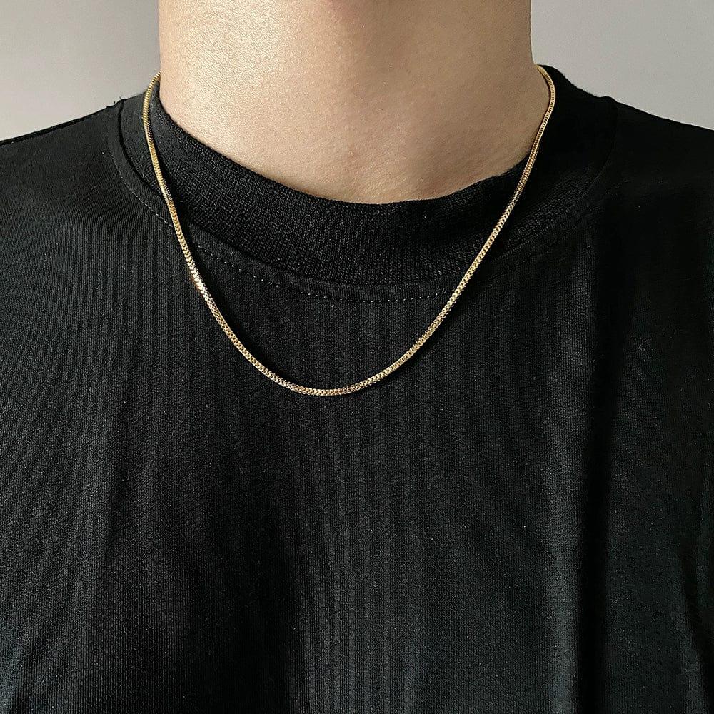 EVERYDAY SNAKE BONE CHAIN NECKLACE Product Image