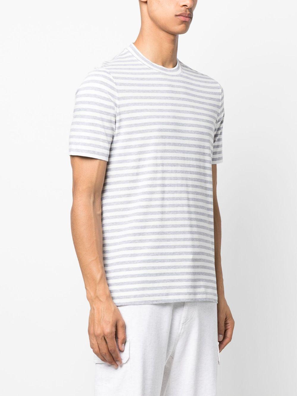 striped round-neck T-shirt Product Image