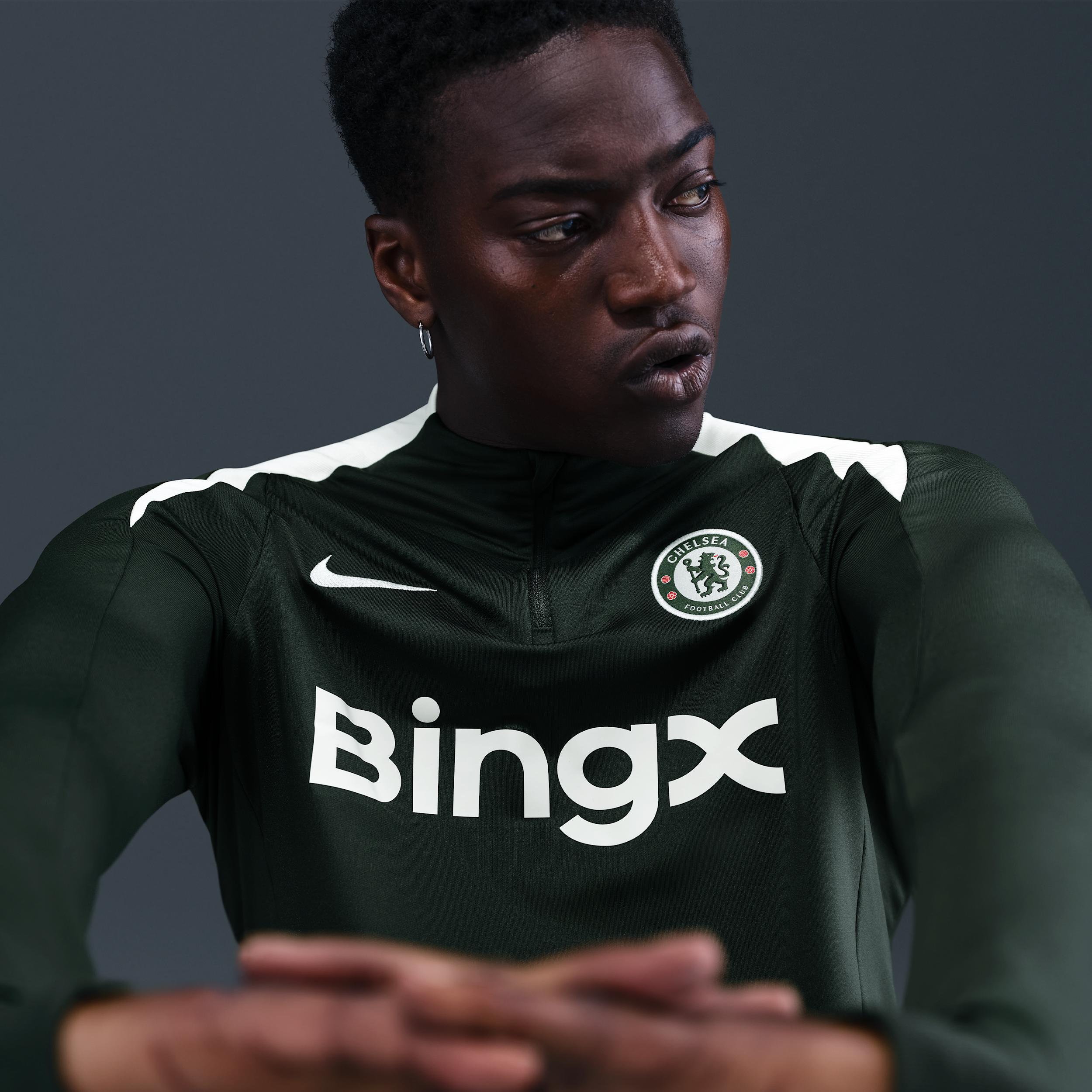 Chelsea FC Strike Nike Mens Dri-FIT Soccer Drill Top | HJ7772-347 Product Image