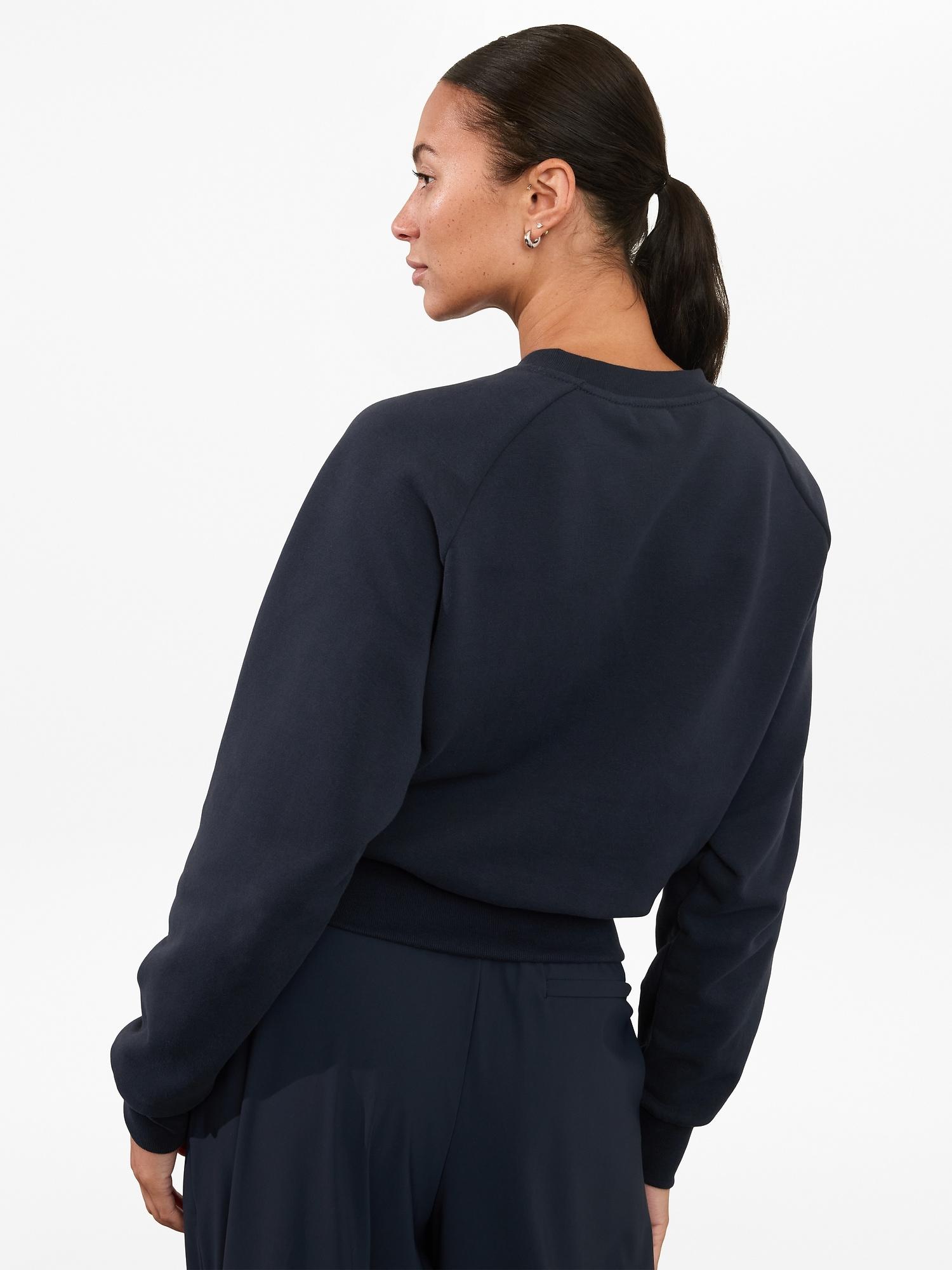 Athleta Embroidered Crew Sweatshirt Product Image