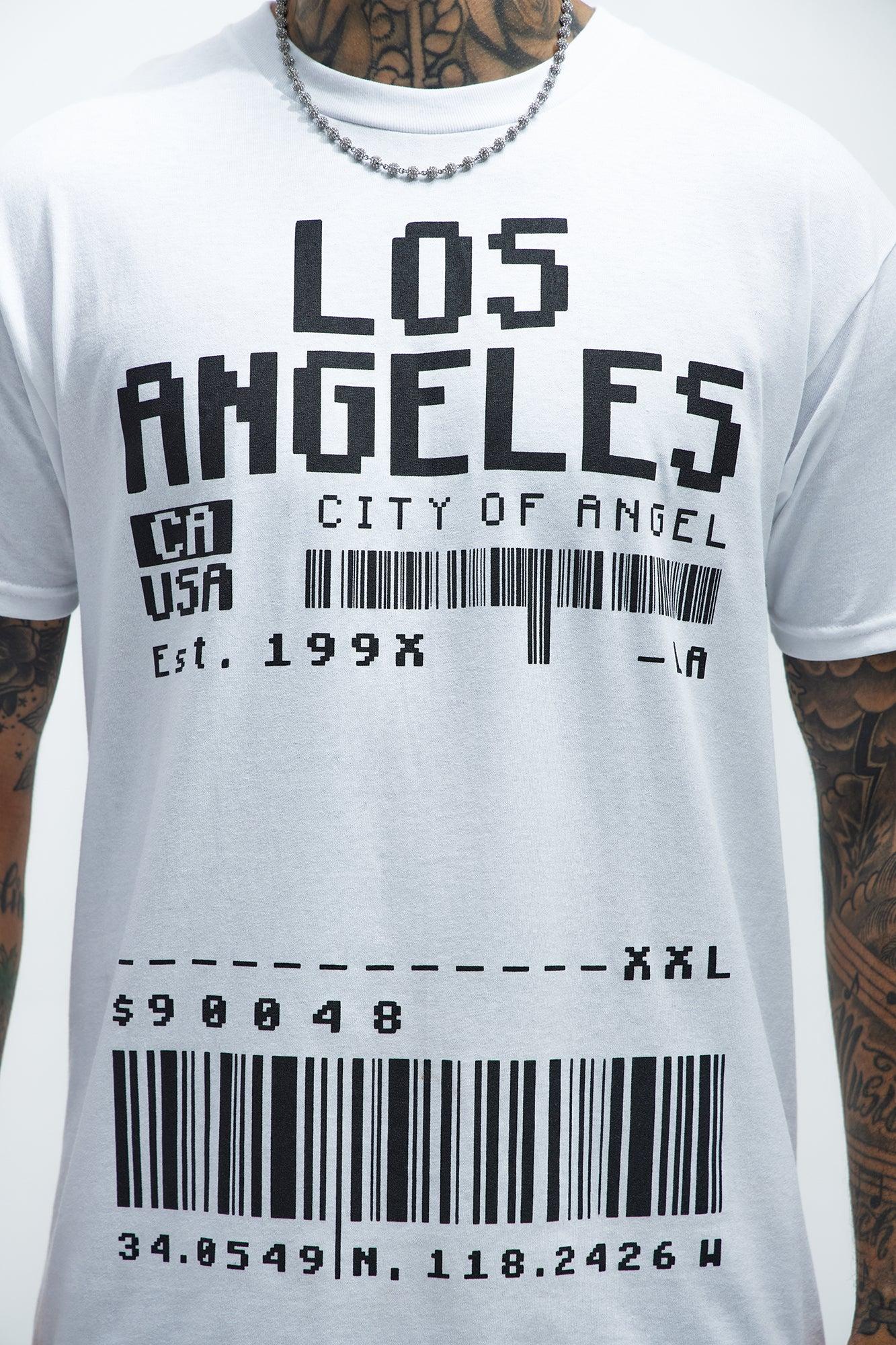 City Of Angeles LA Short Sleeve Tee - White Product Image
