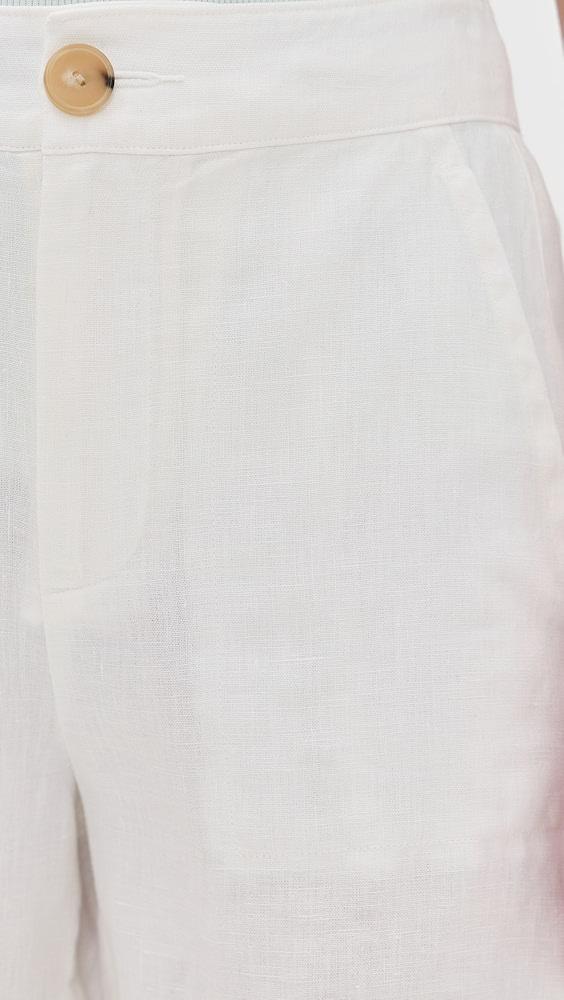 Vince Mid Rise Hemp Shorts | Shopbop Product Image