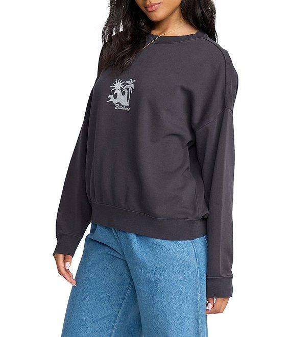 Billabong Echo Long Sleeve Brushed Fleece Sweatshirt Product Image
