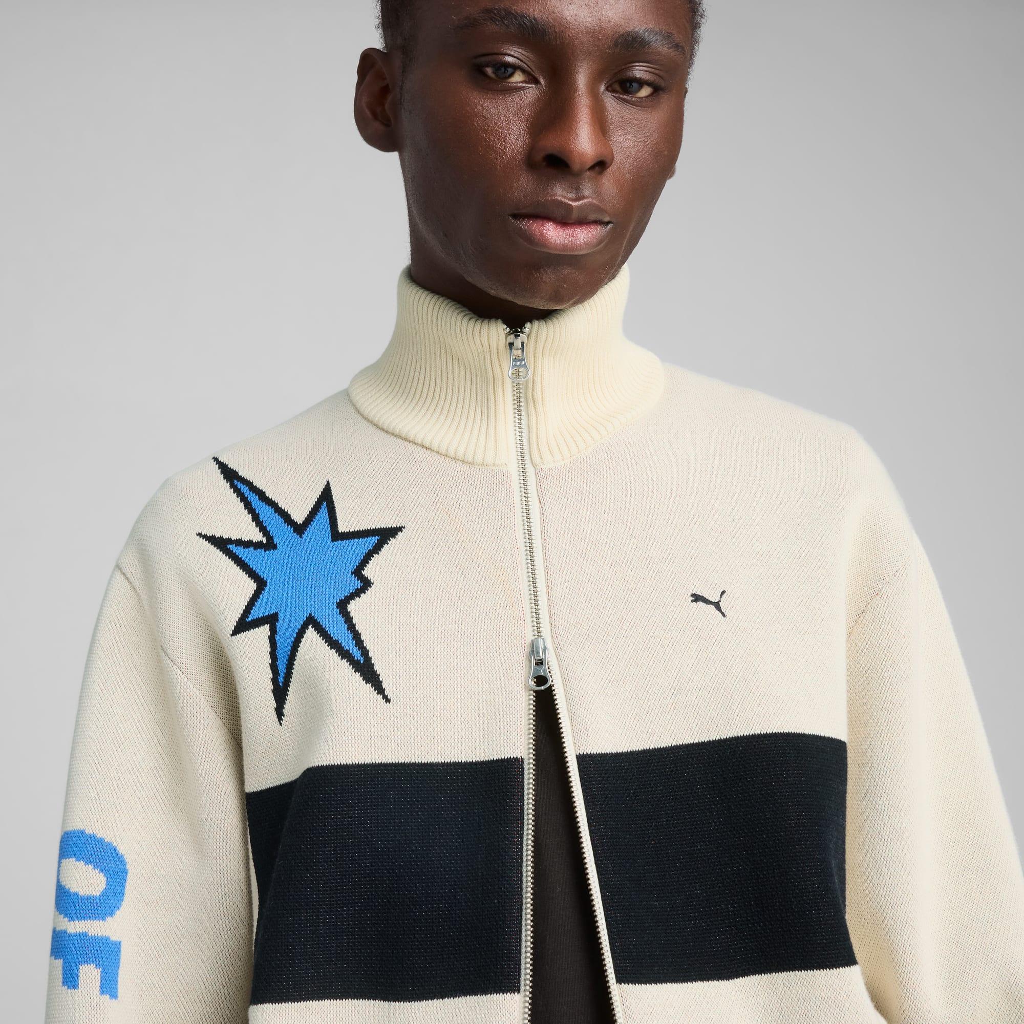 SPECIAL ITEMS Knit Moto Men's Jacket Product Image