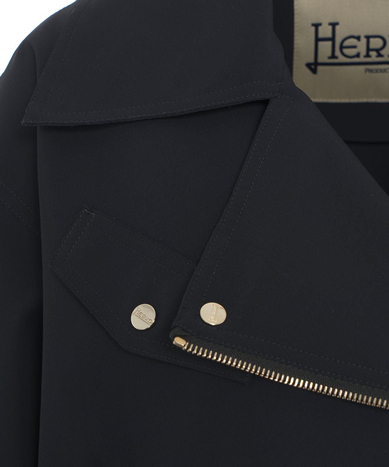 Cropped jacket in scuba Product Image