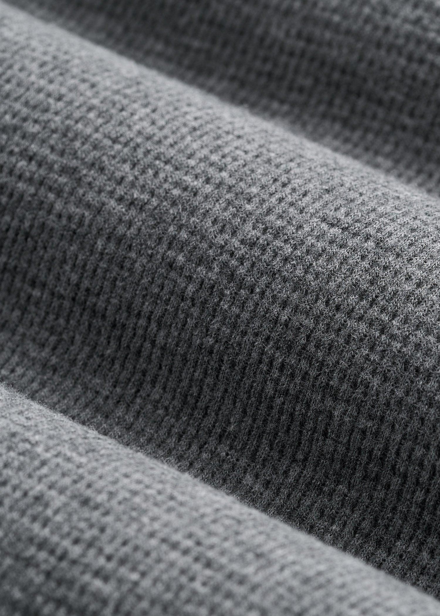 Waffle-Knit Lounge Jogger for Tall Men in Stone Grey Mix Male Product Image