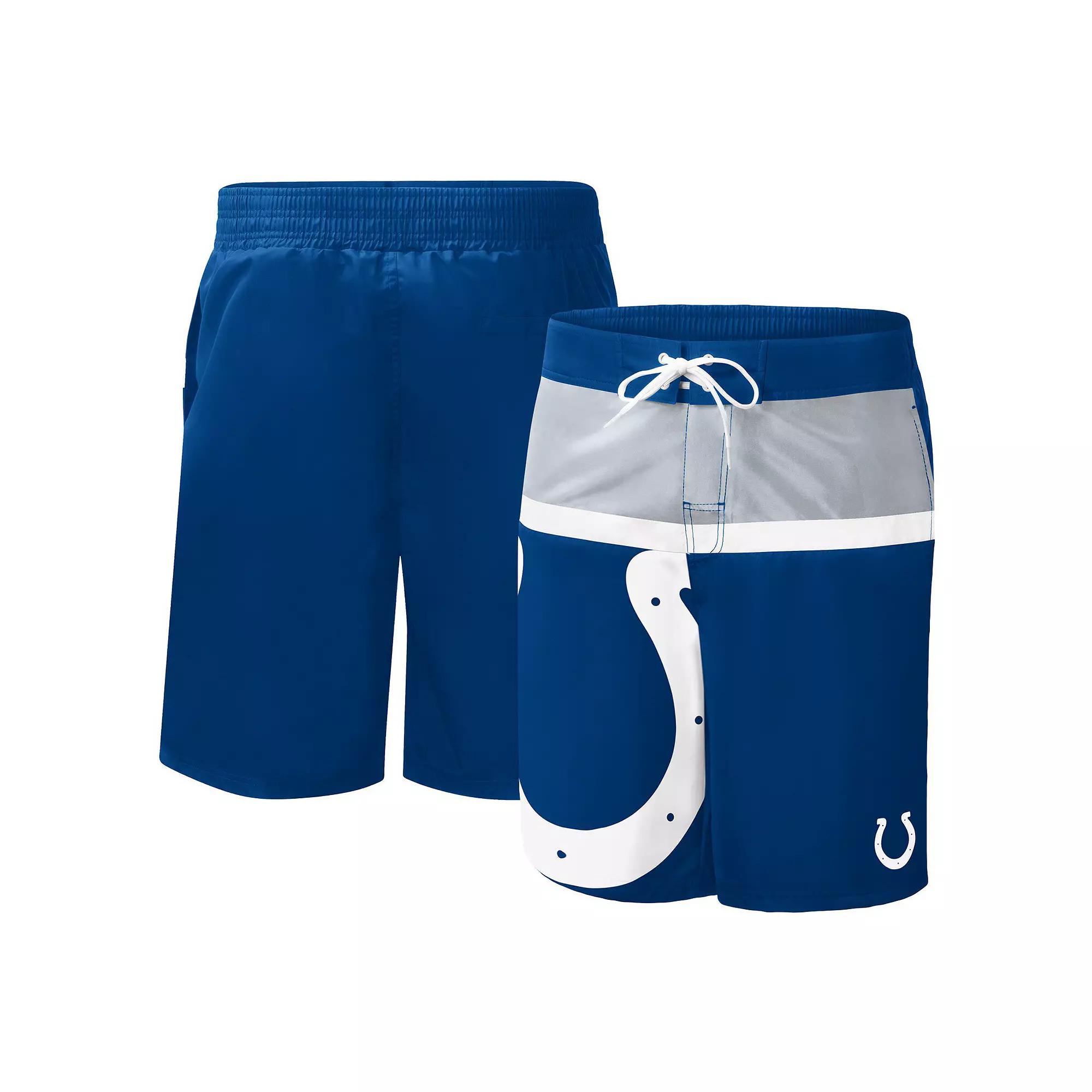 Men's G-III Sports by Carl Banks Royal Indianapolis Colts Sea Wind Swim Trunks,  Product Image