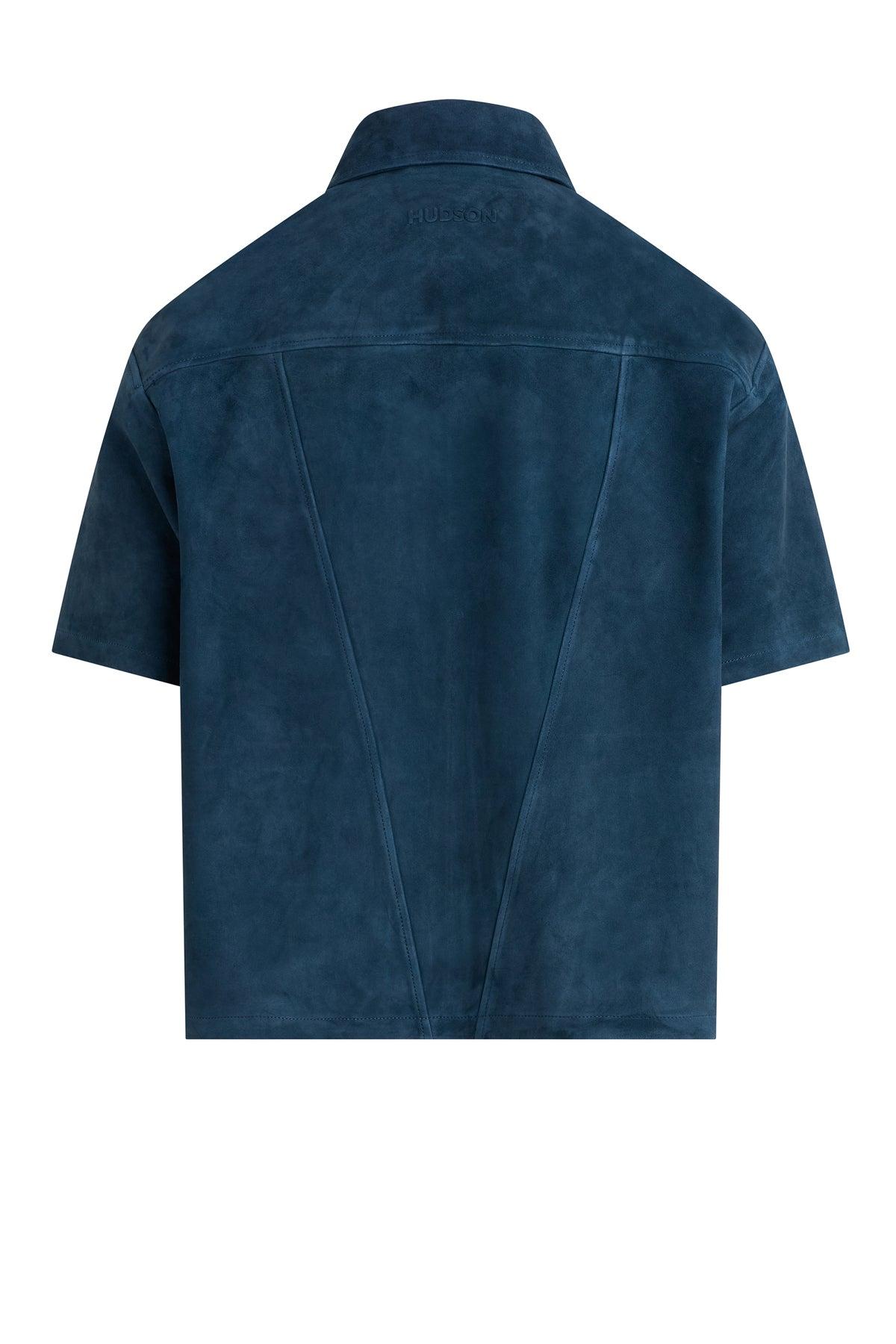 Short Sleeve Zip Shirt Male Product Image