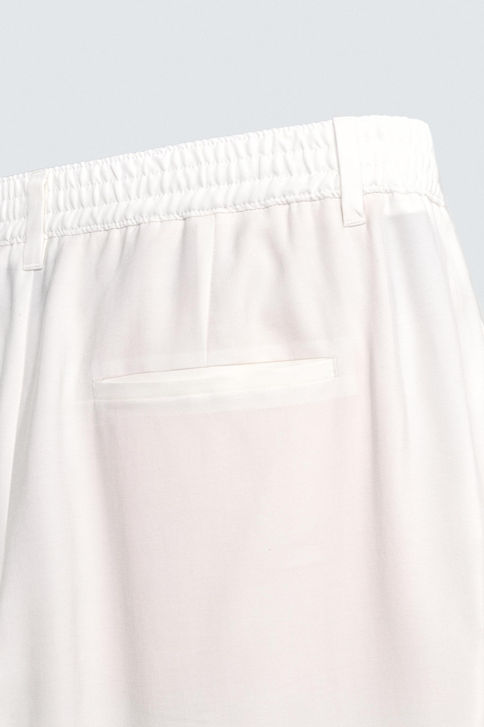 RELAXED FIT PLEATED PANTS Product Image