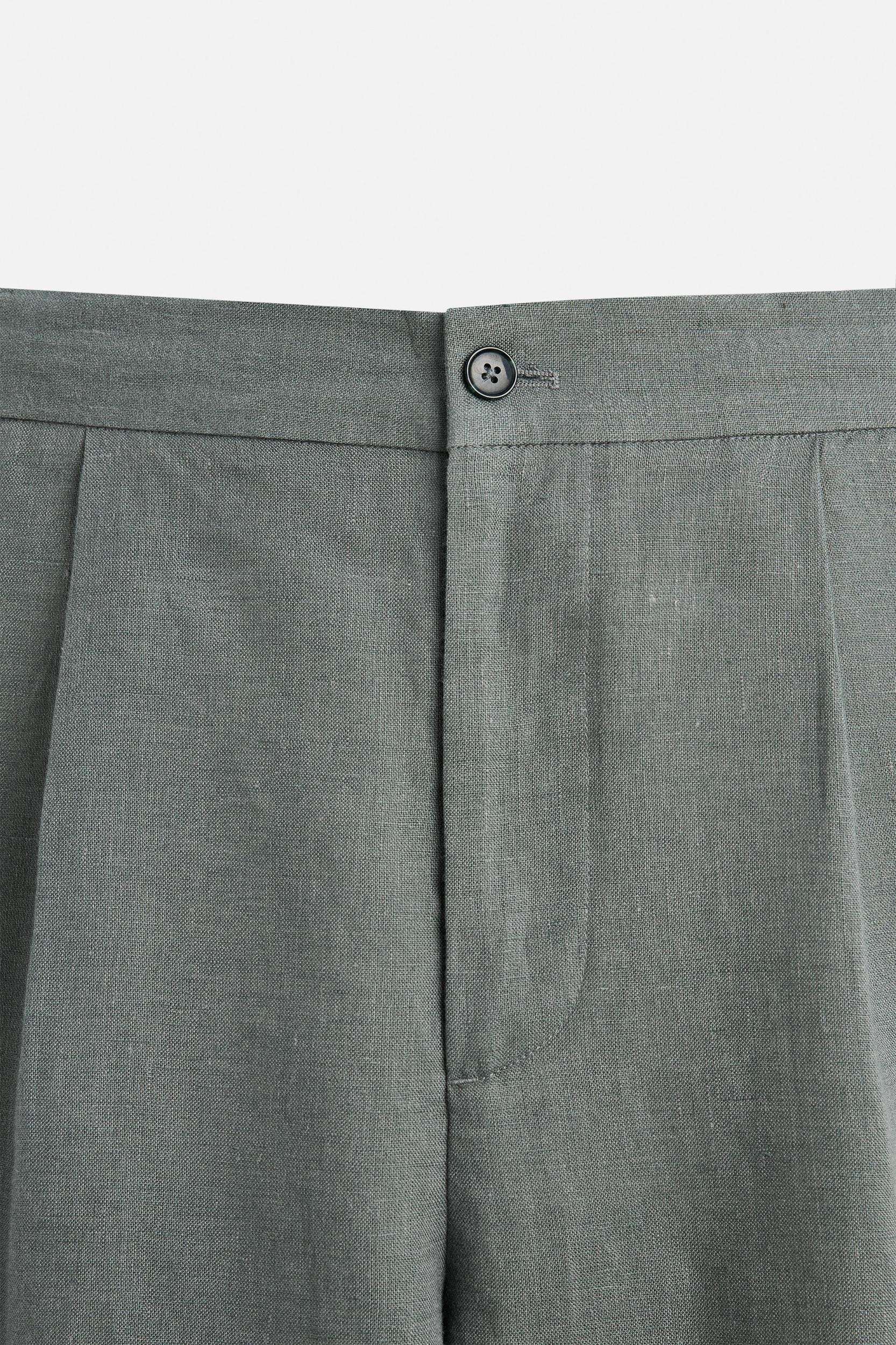 100% LINEN SUIT PANTS Product Image