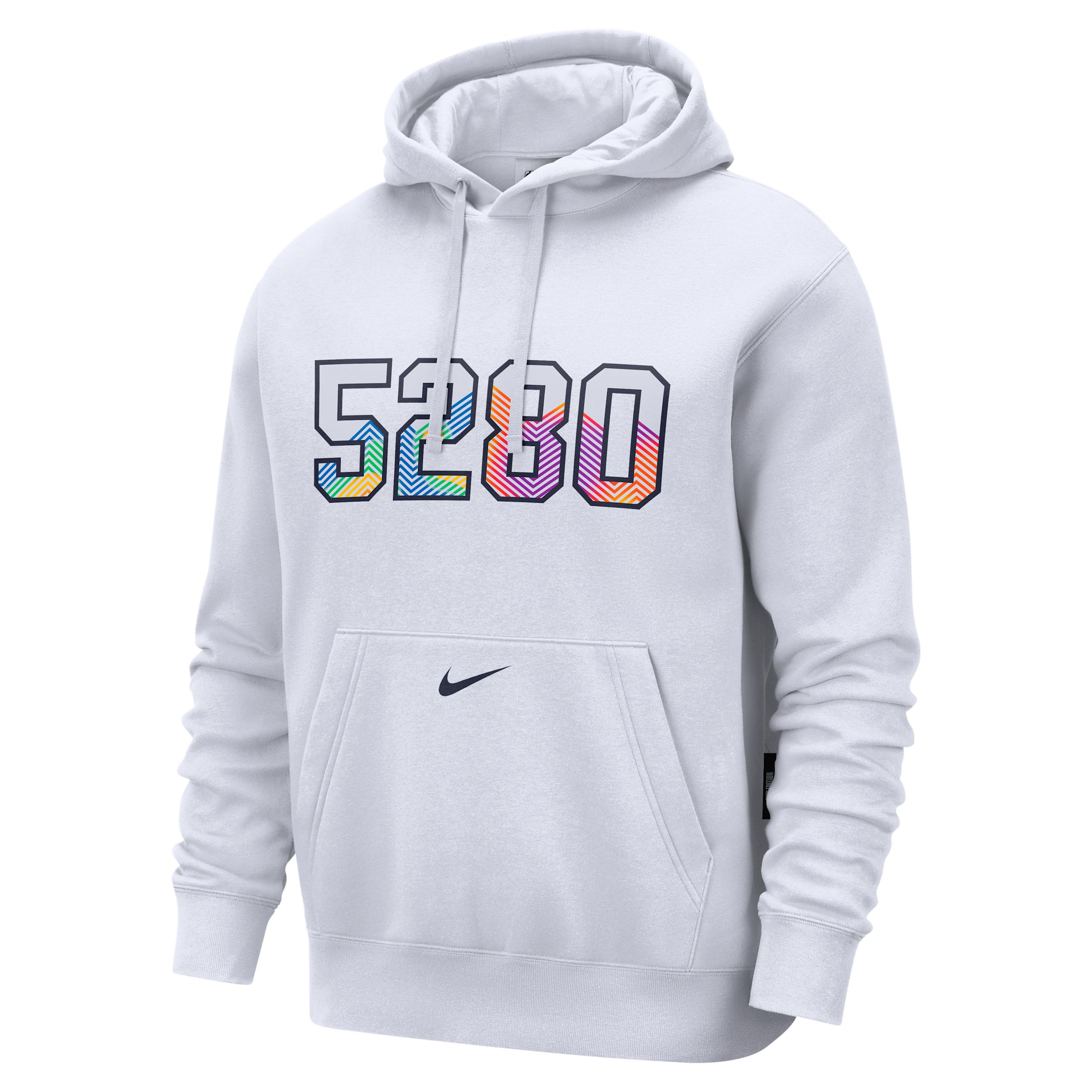Denver Nuggets Club City Edition Men's Nike NBA Fleece Pullover Hoodie Product Image
