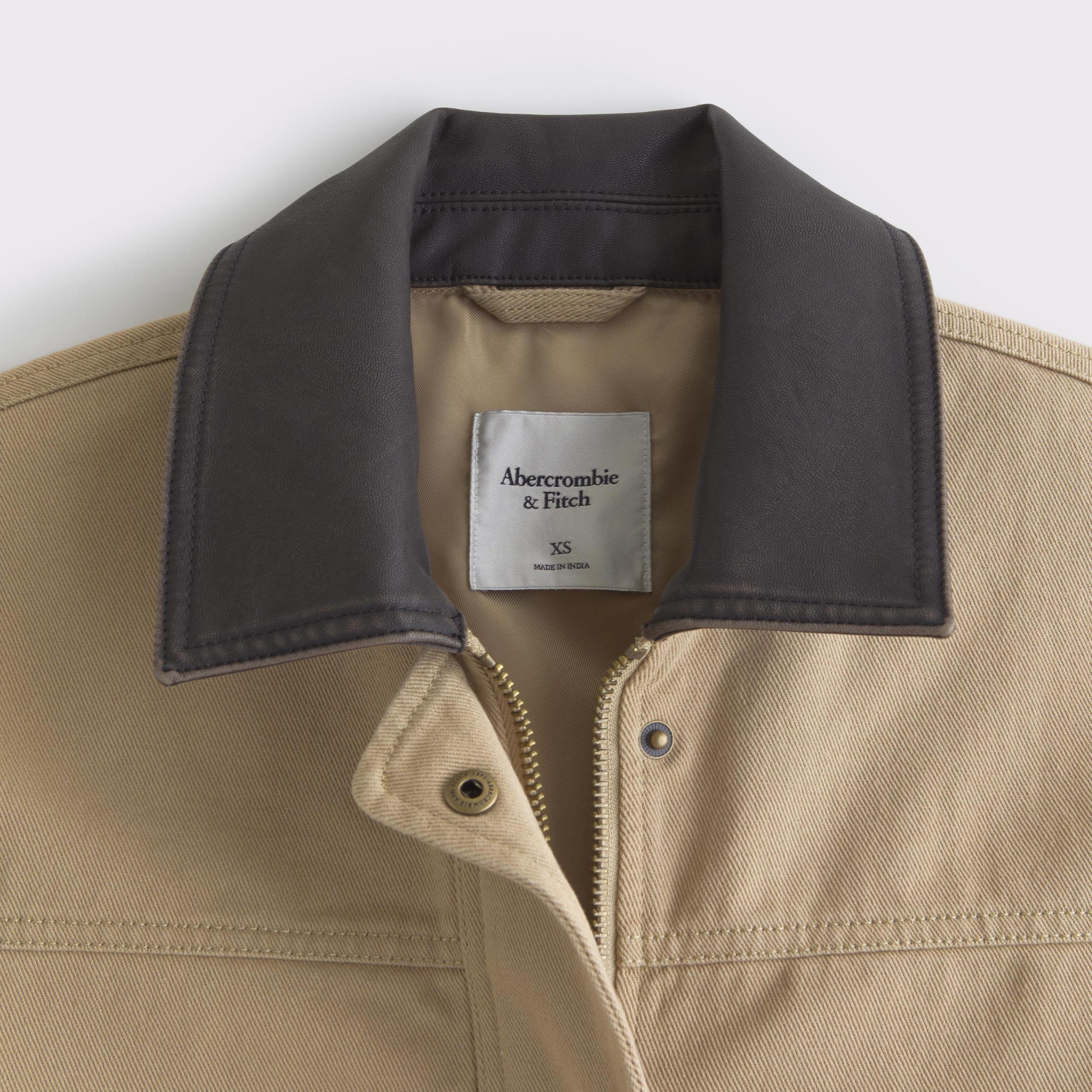 Cinched Waist Workwear Jacket Product Image