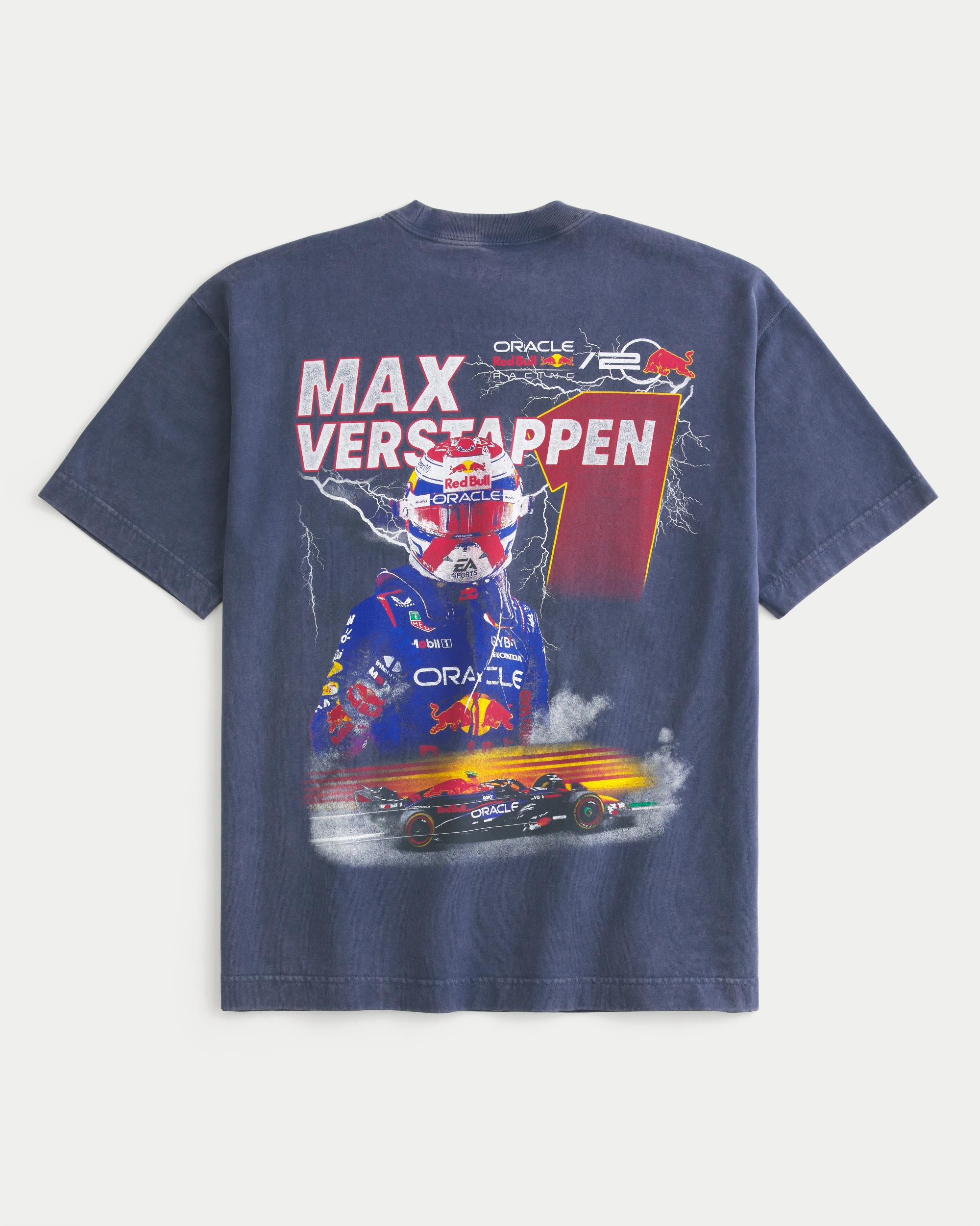 Boxy Heavyweight Oracle Red Bull Racing Graphic Tee Product Image
