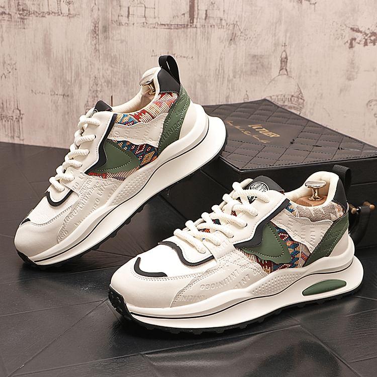Platform Panel Sneakers Product Image