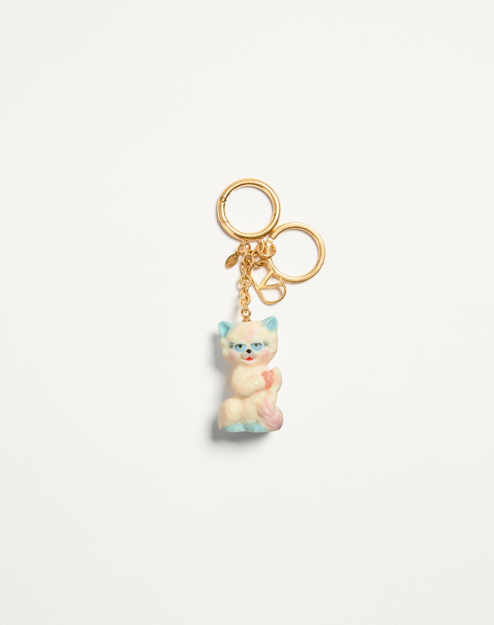 Valentino Garavani Le Chat De La Maison Nylon Bag Charm With Key Ring Product Image