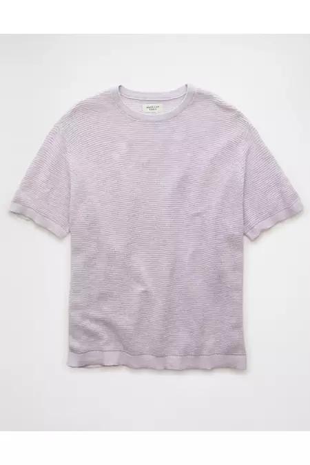 AE Linen-Blend Sweater T-Shirt Men's Product Image