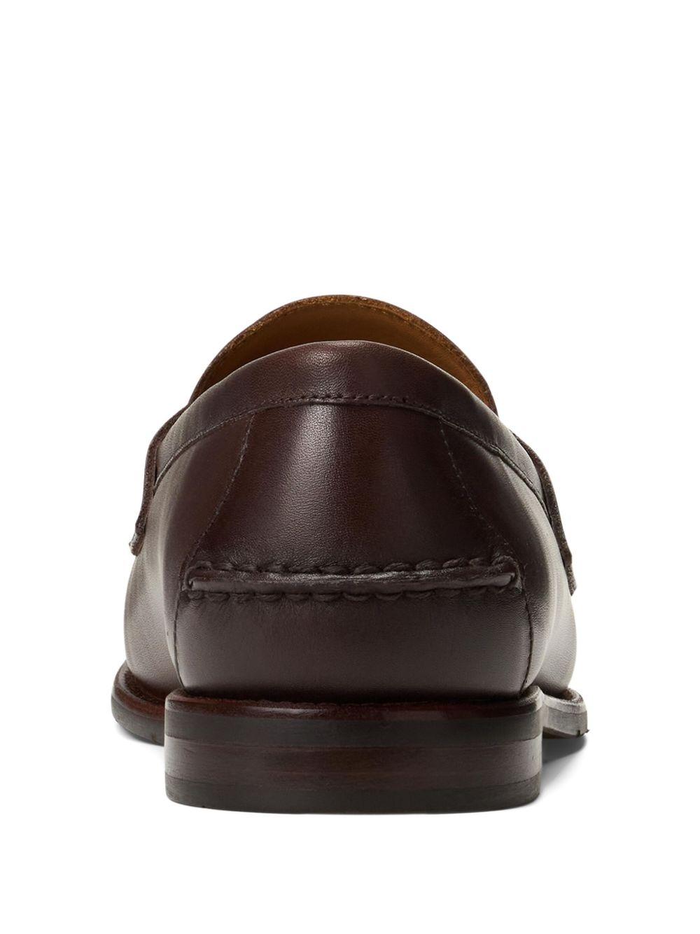 penny-strap leather loafers Product Image