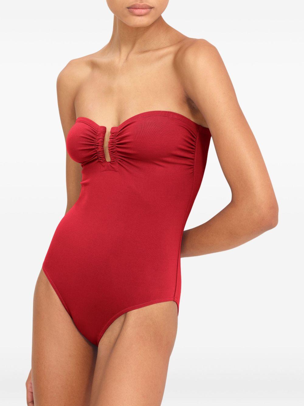 Cassiopée bustier-neck swimsuit Product Image