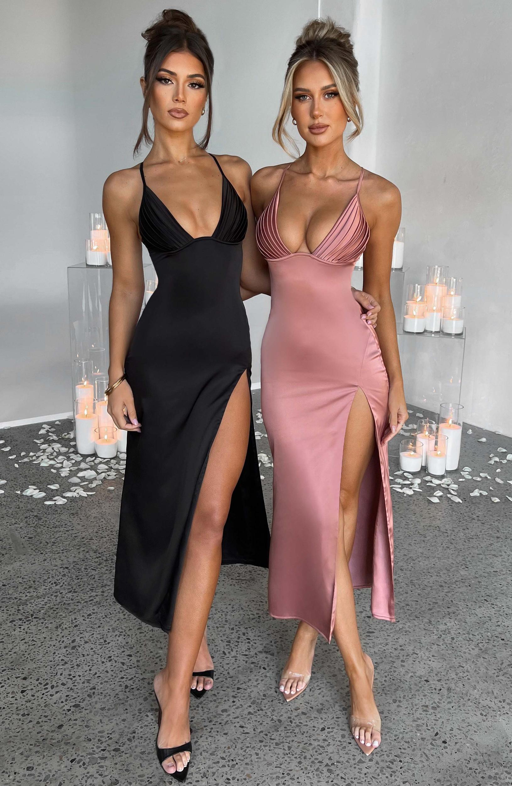 Cece Midi Dress - Black Product Image