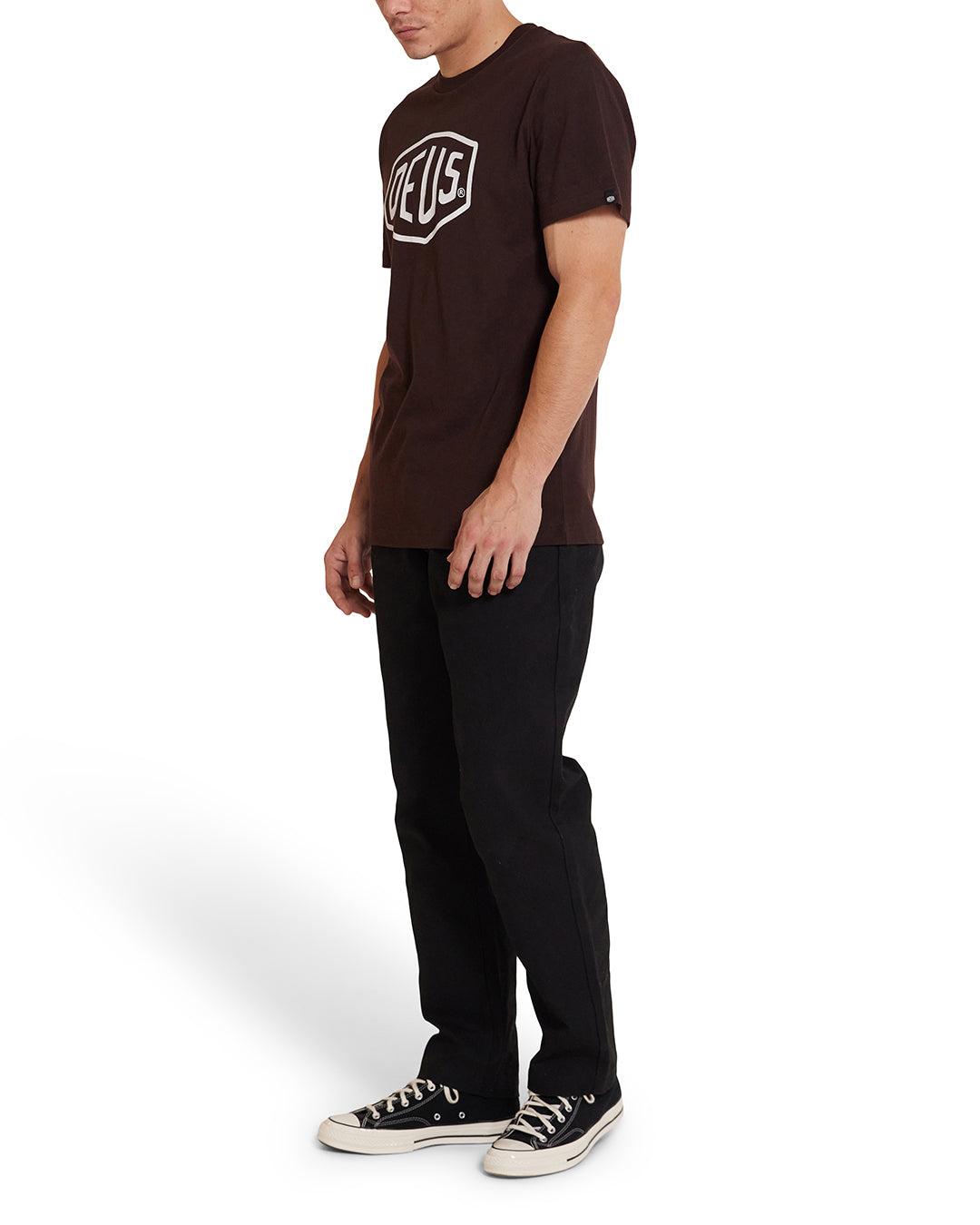 Shield Tee - Choc Brown Product Image