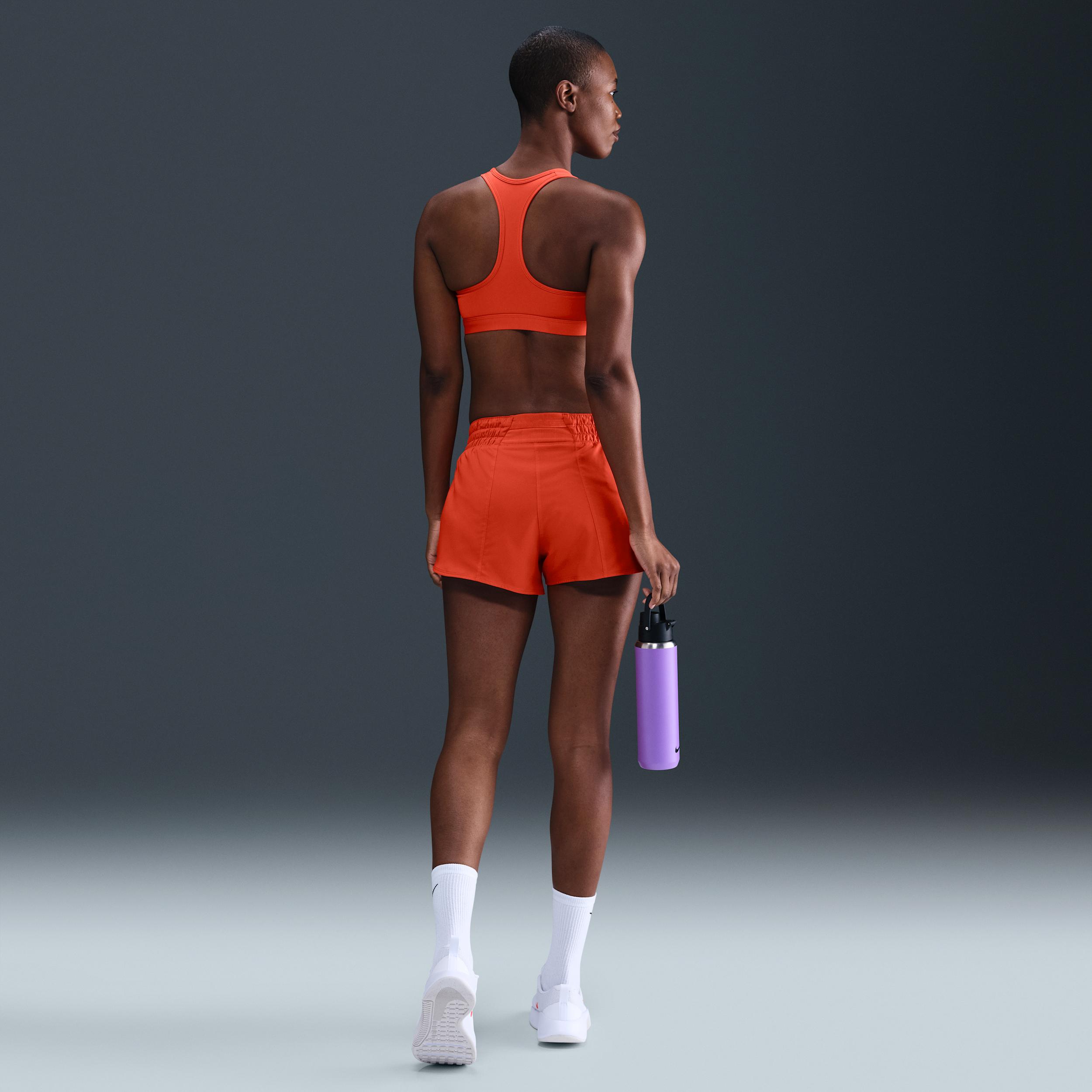 Nike Womens One Dri-FIT Mid-Rise 3 Brief-Lined Shorts | DX6010-633 Product Image