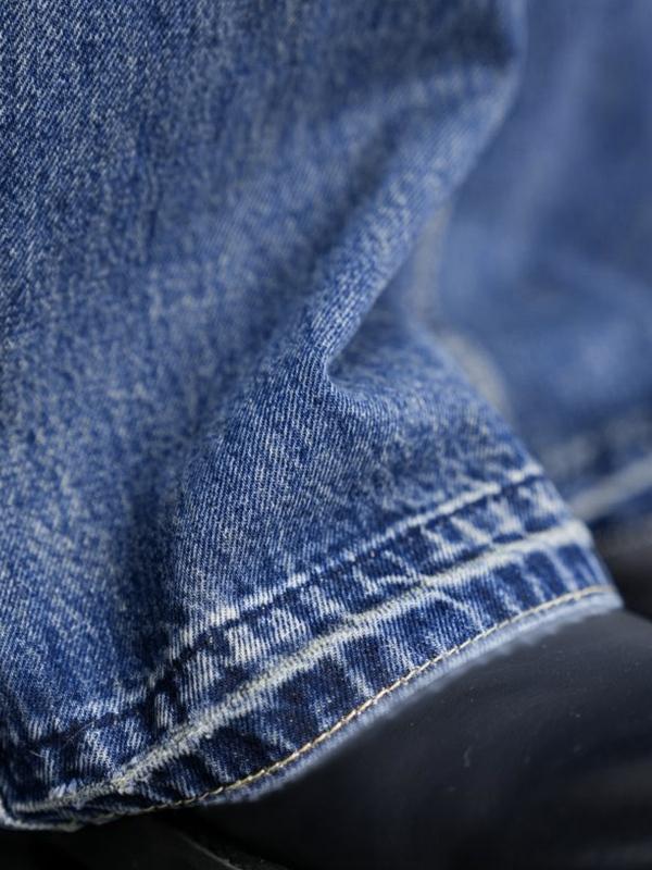 Men's Vintage Washed Flare Slim Jeans Product Image