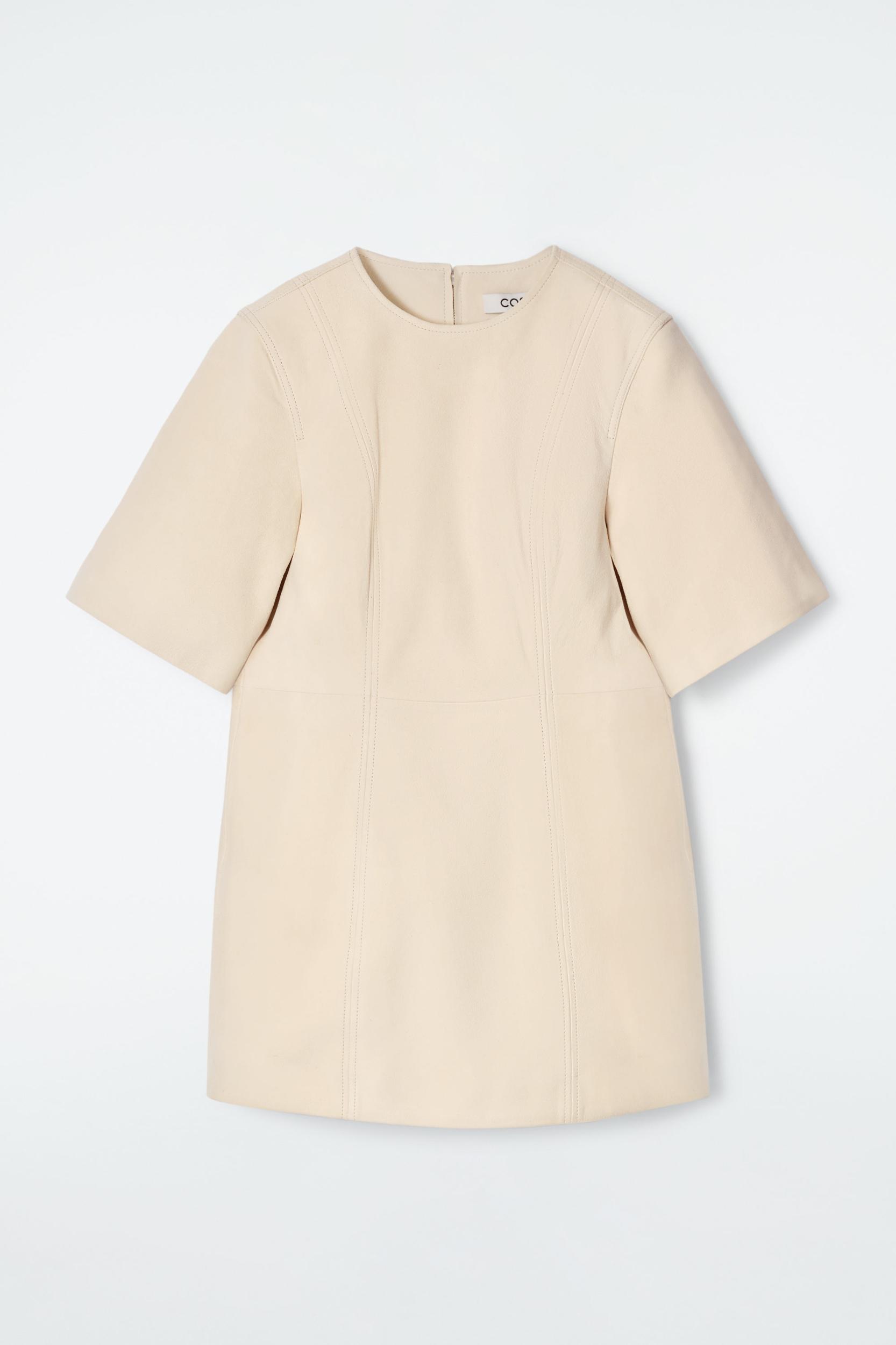 SUEDE MINI T-SHIRT DRESS Product Image