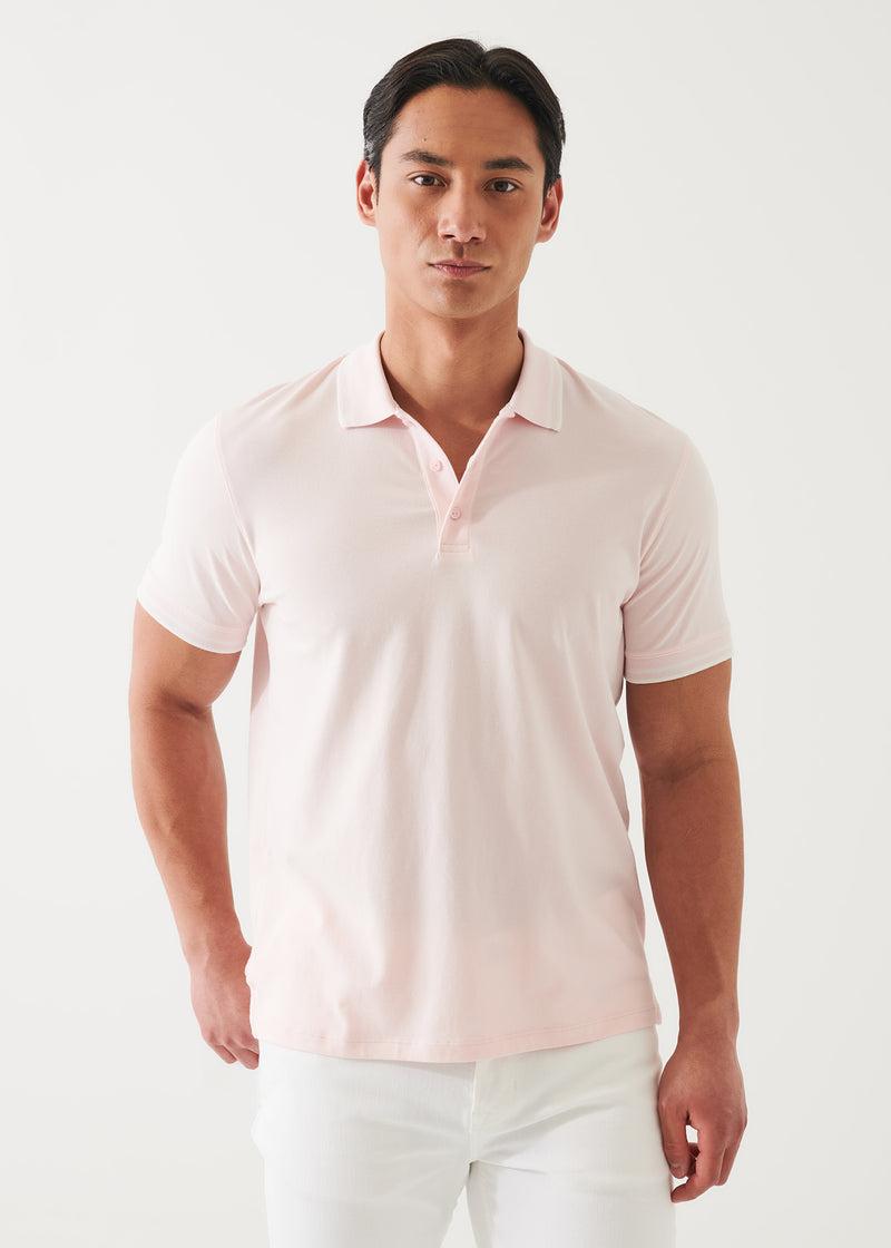 Patrick Assaraf Iconic Tipped Buttoned Polo Product Image
