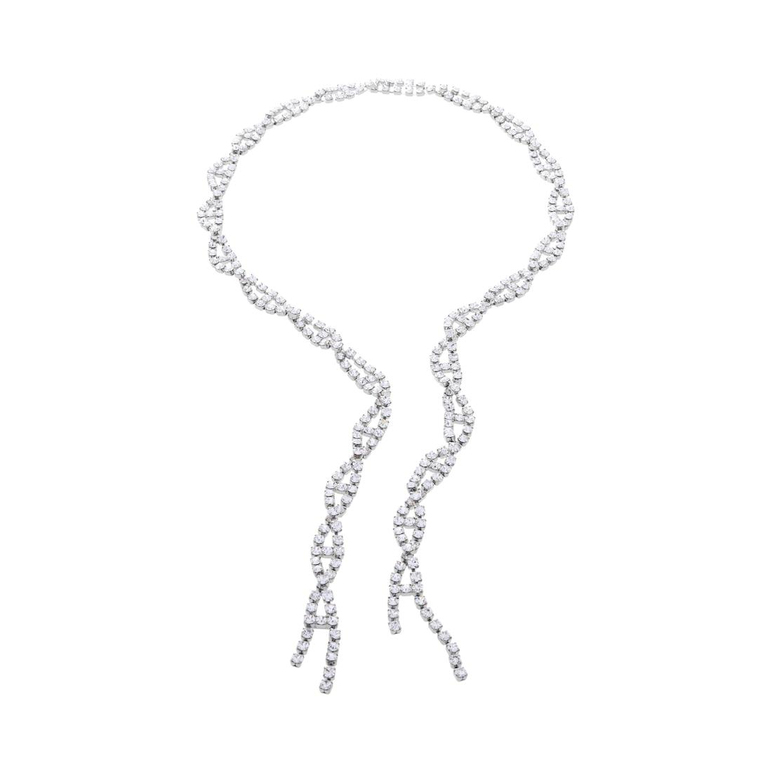 Women's Riviera Necklace  in Shiny Silver Product Image