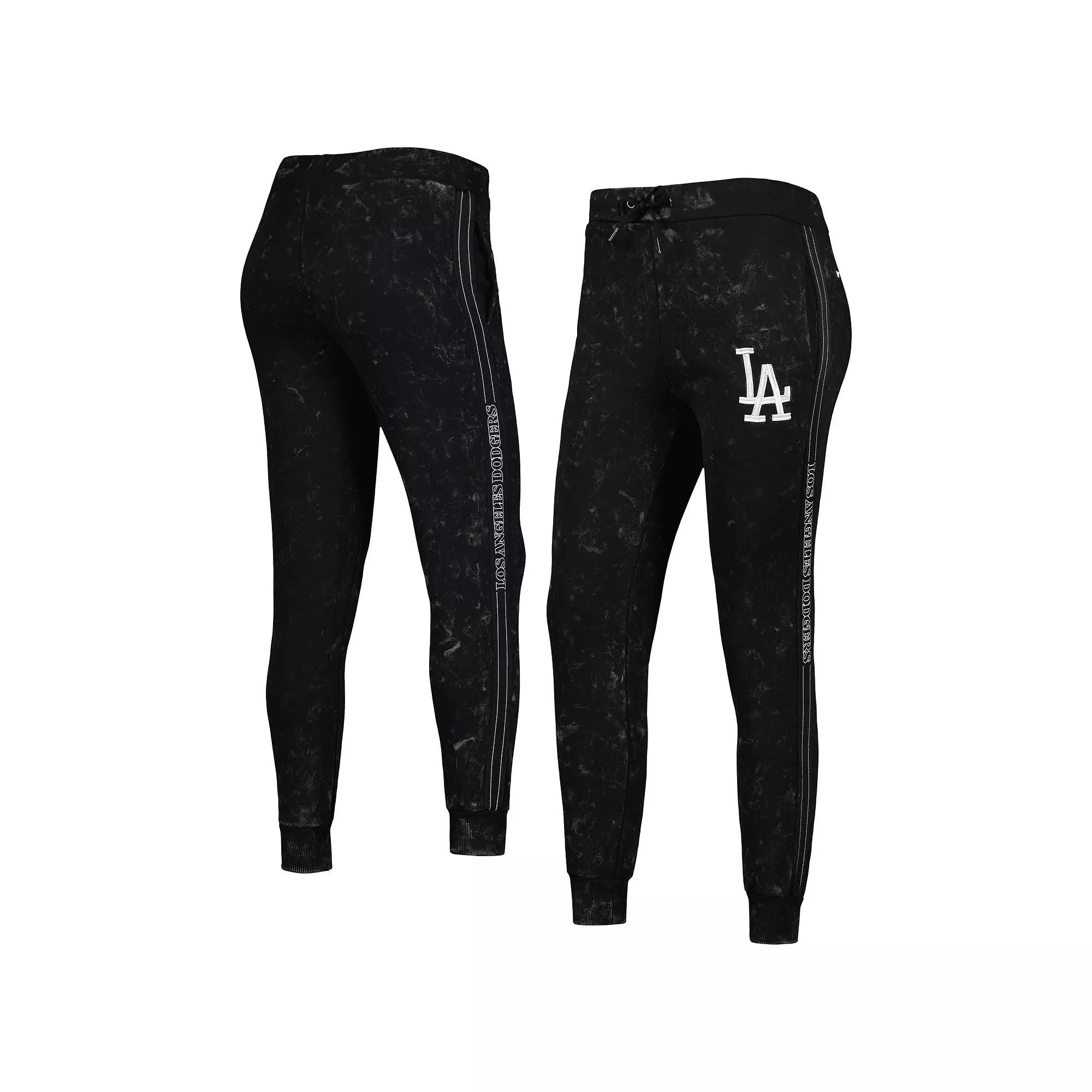 Women's The Wild Collective Black Los Angeles Dodgers Marble Jogger Pants, Size: 2XL Product Image