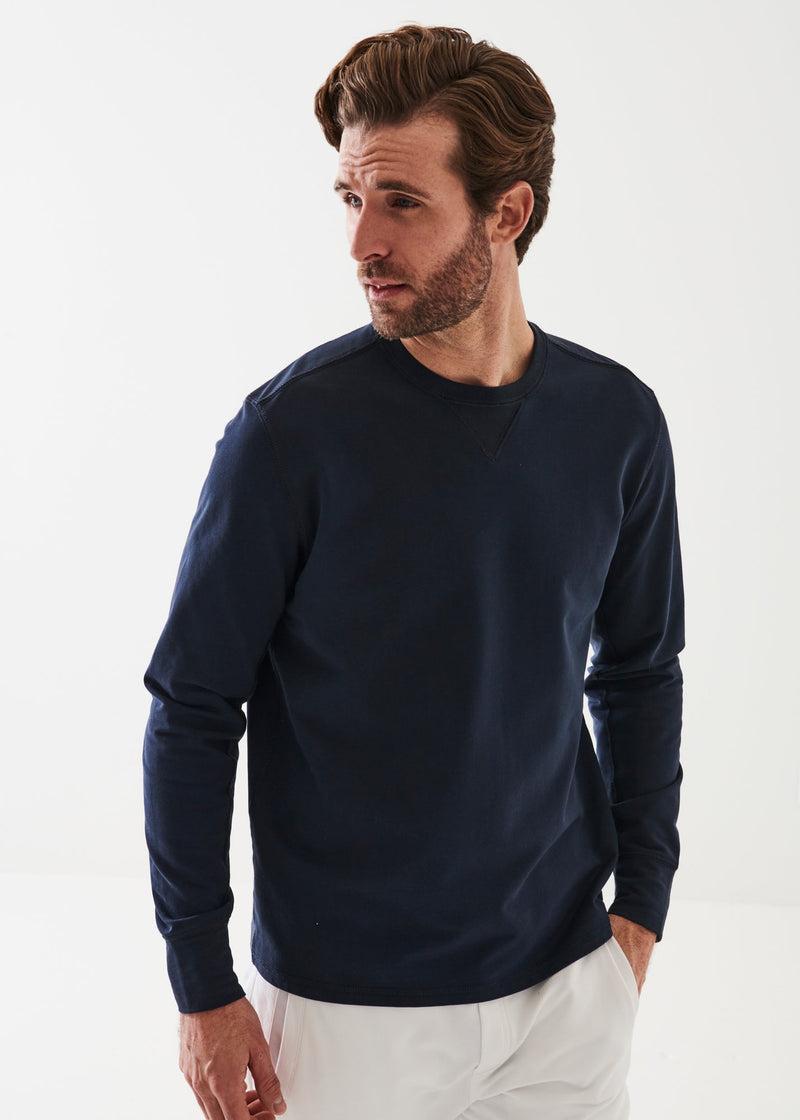 PATRICK ASSARAF PIMA COTTON FRENCH TERRY SWEATSHIRT Product Image