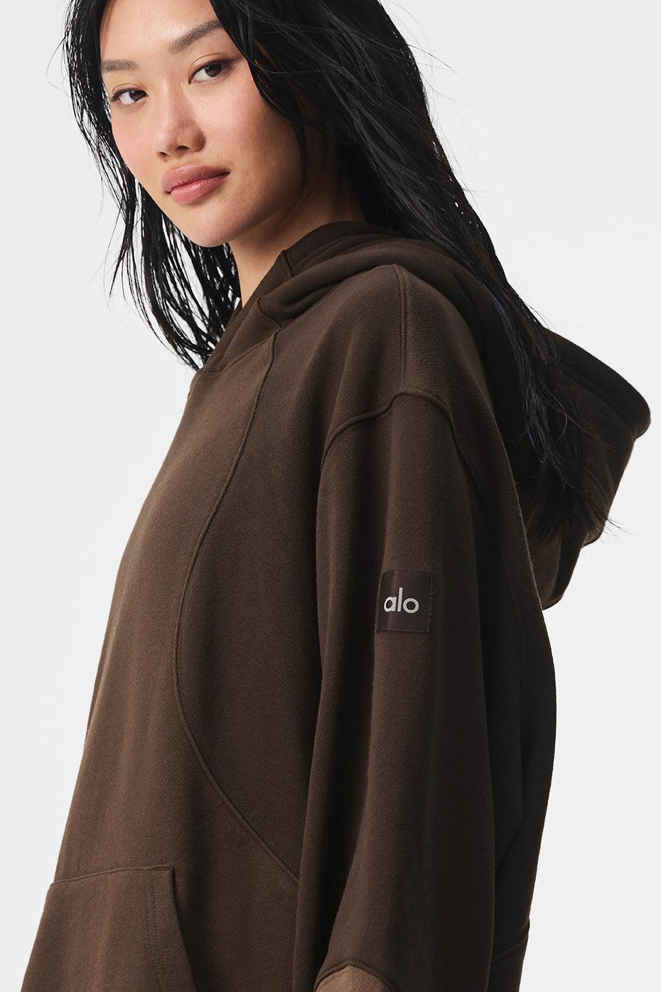 Alo Yoga | Make Waves Hoodie Brown, Size: 2XL WOMEN/XL MEN Product Image