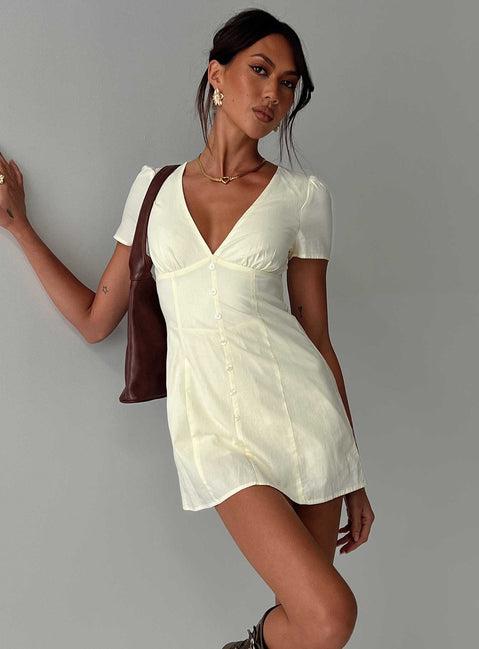 Loveliness Playsuit Lemon Product Image