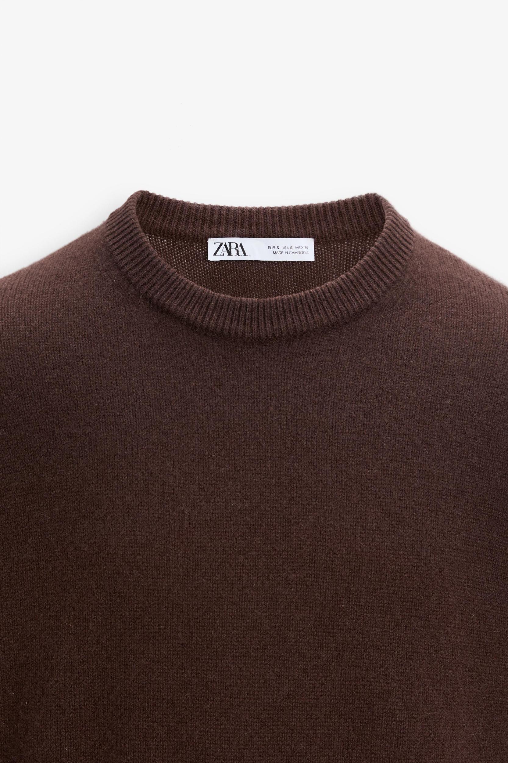 100% CASHMERE PLAIN SWEATER Product Image