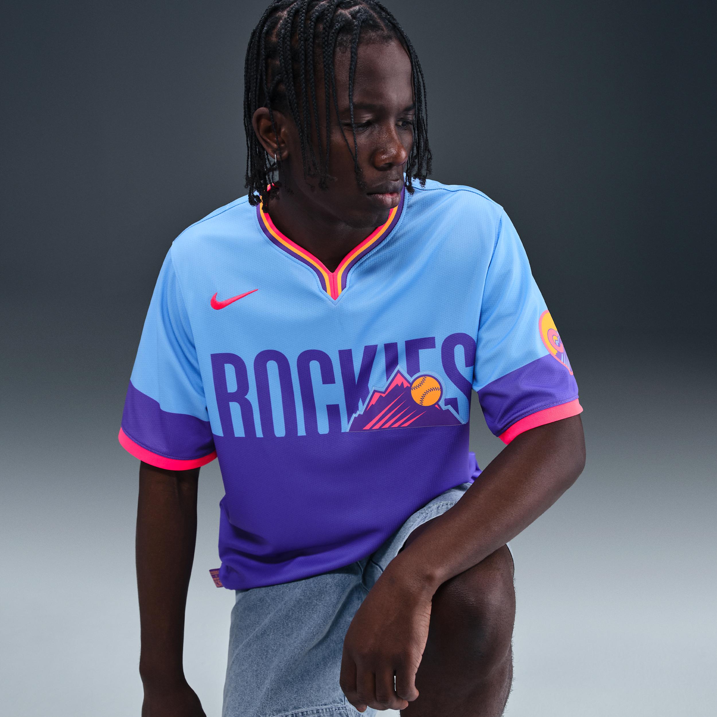 Colorado Rockies City Connect Mens Nike Mens Dri-FIT ADV MLB Limited Jersey | LM250CN5DNV-1U2 Product Image