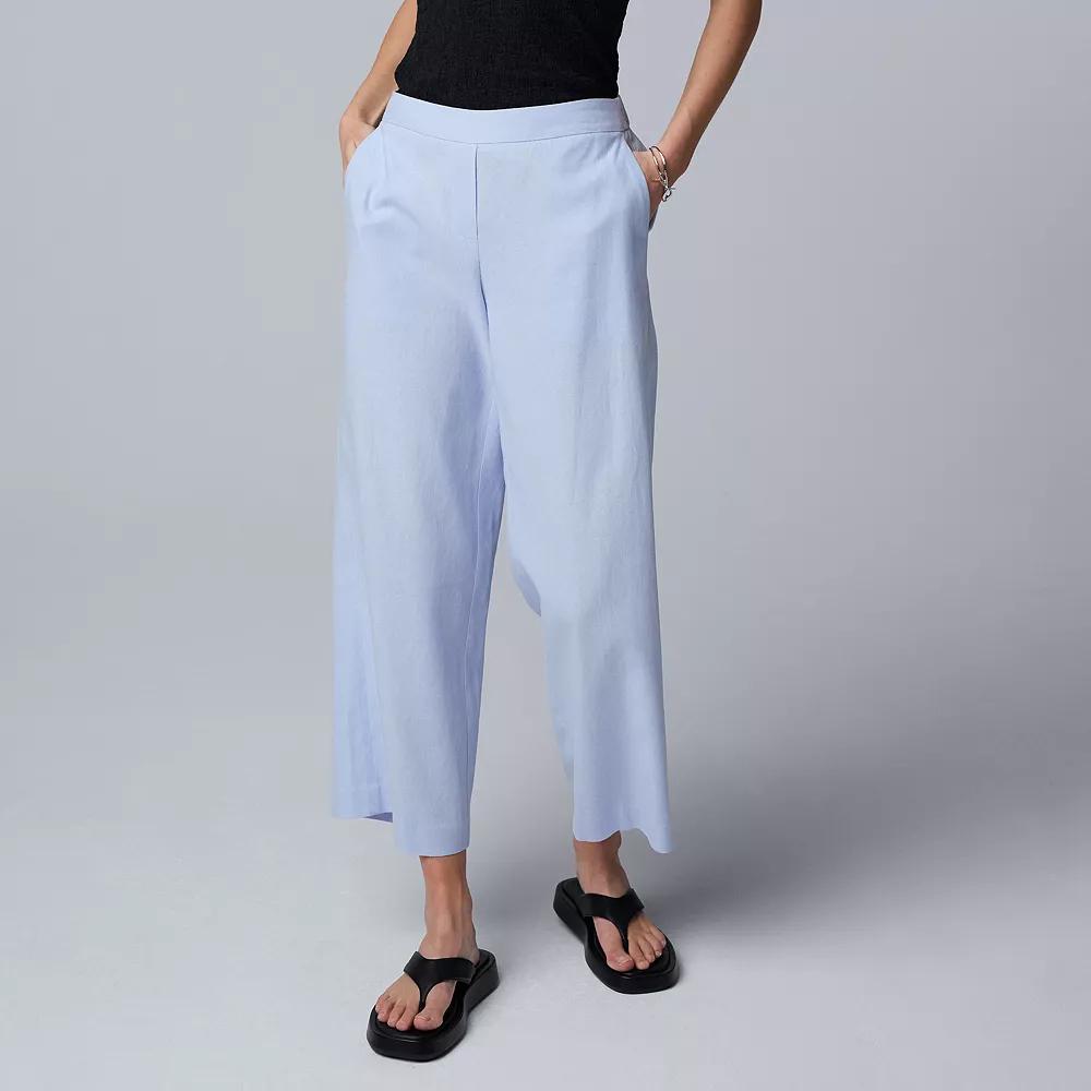 Women's Simply Vera Vera Wang Relaxed Linen Pull-On Pants,  Product Image