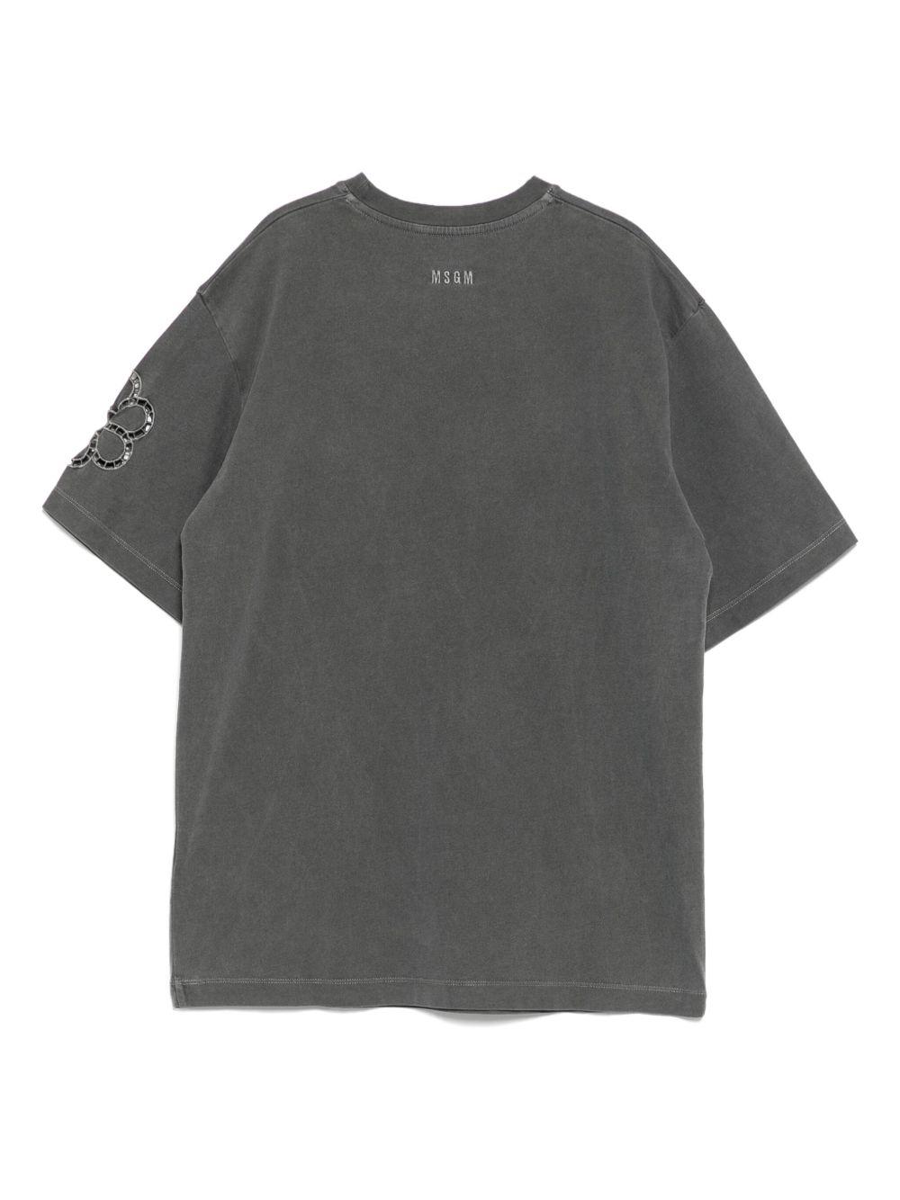 embroidery T-shirt Product Image