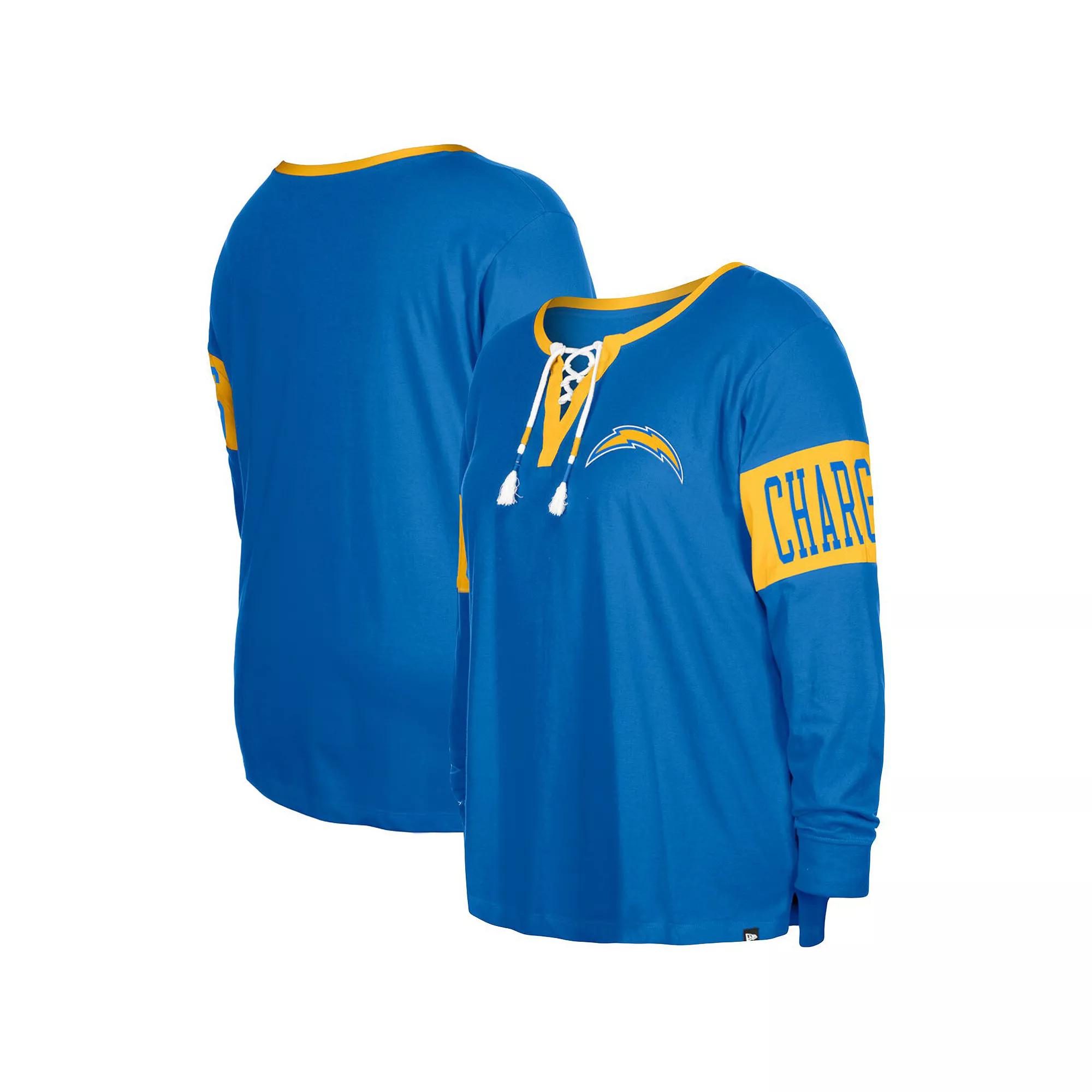 Women's New Era Powder Blue Los Angeles Chargers Plus  Product Image