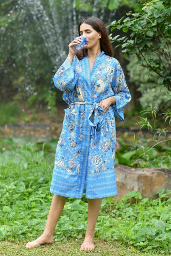 Indian 100 % Cotton Kimono Product Image